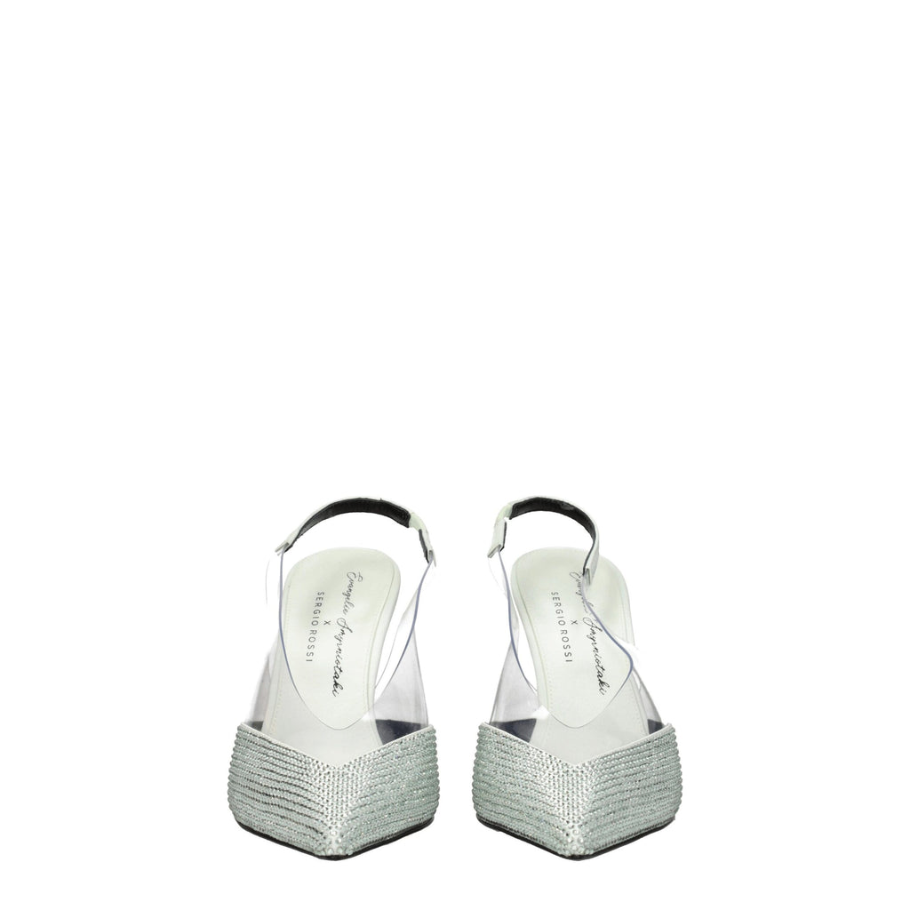 Sergio Rossi Green Satin High Heel Pumps