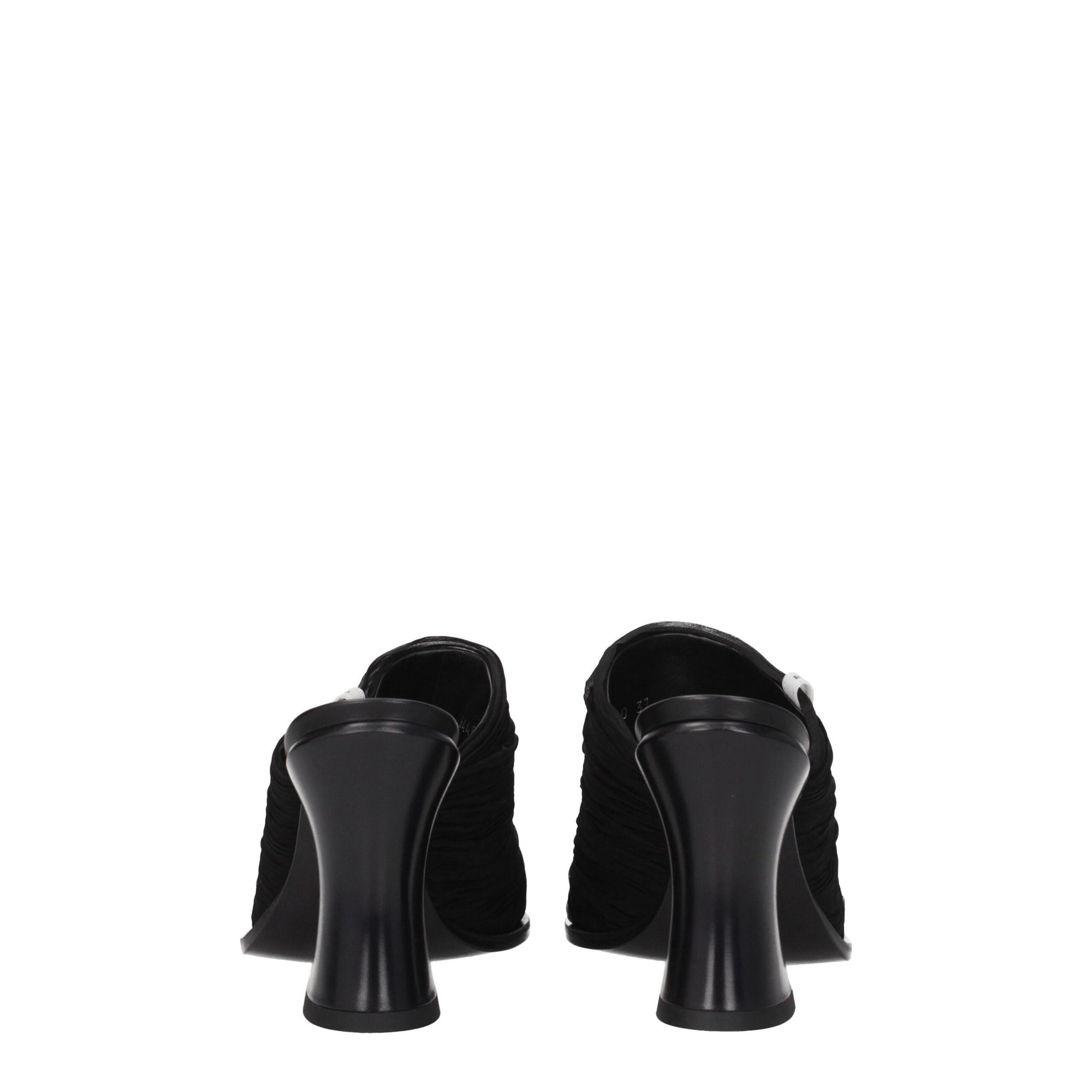 Premiata Black Fabric Platforms