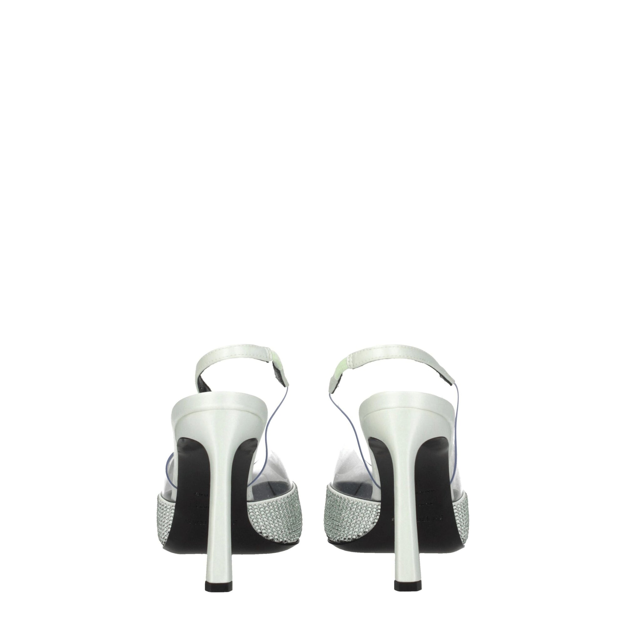 Sergio Rossi Green Satin High Heel Pumps