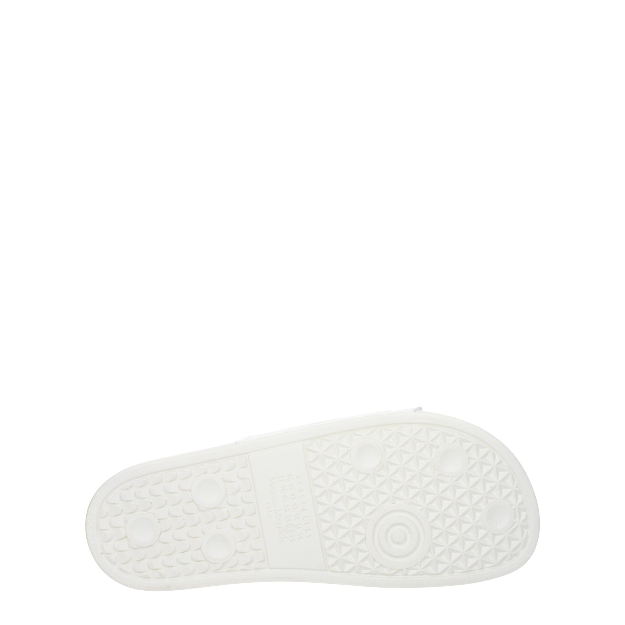 Maison Margiela White Cotton Slippers Sandals