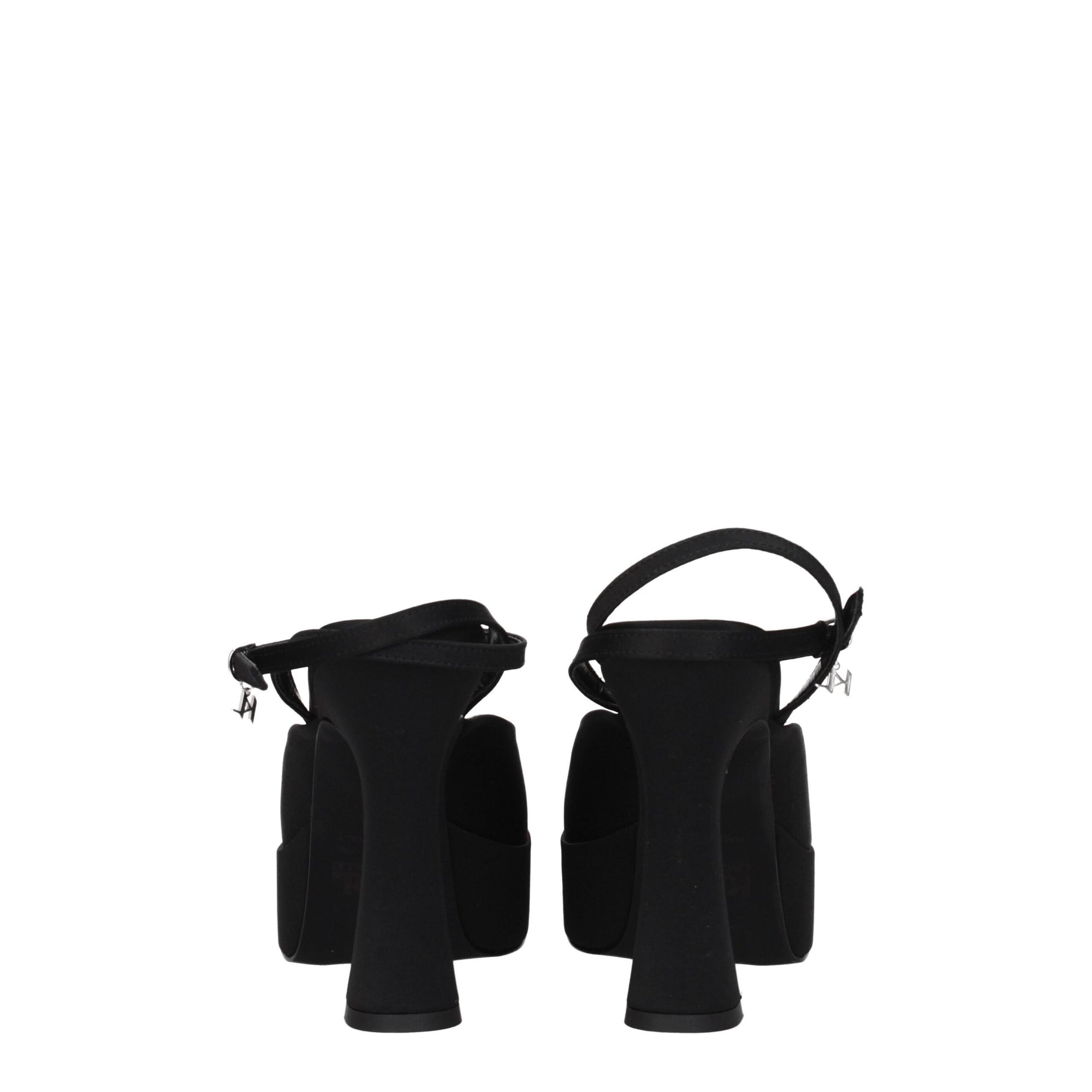 Karl Lagerfeld Black Fabric Platforms