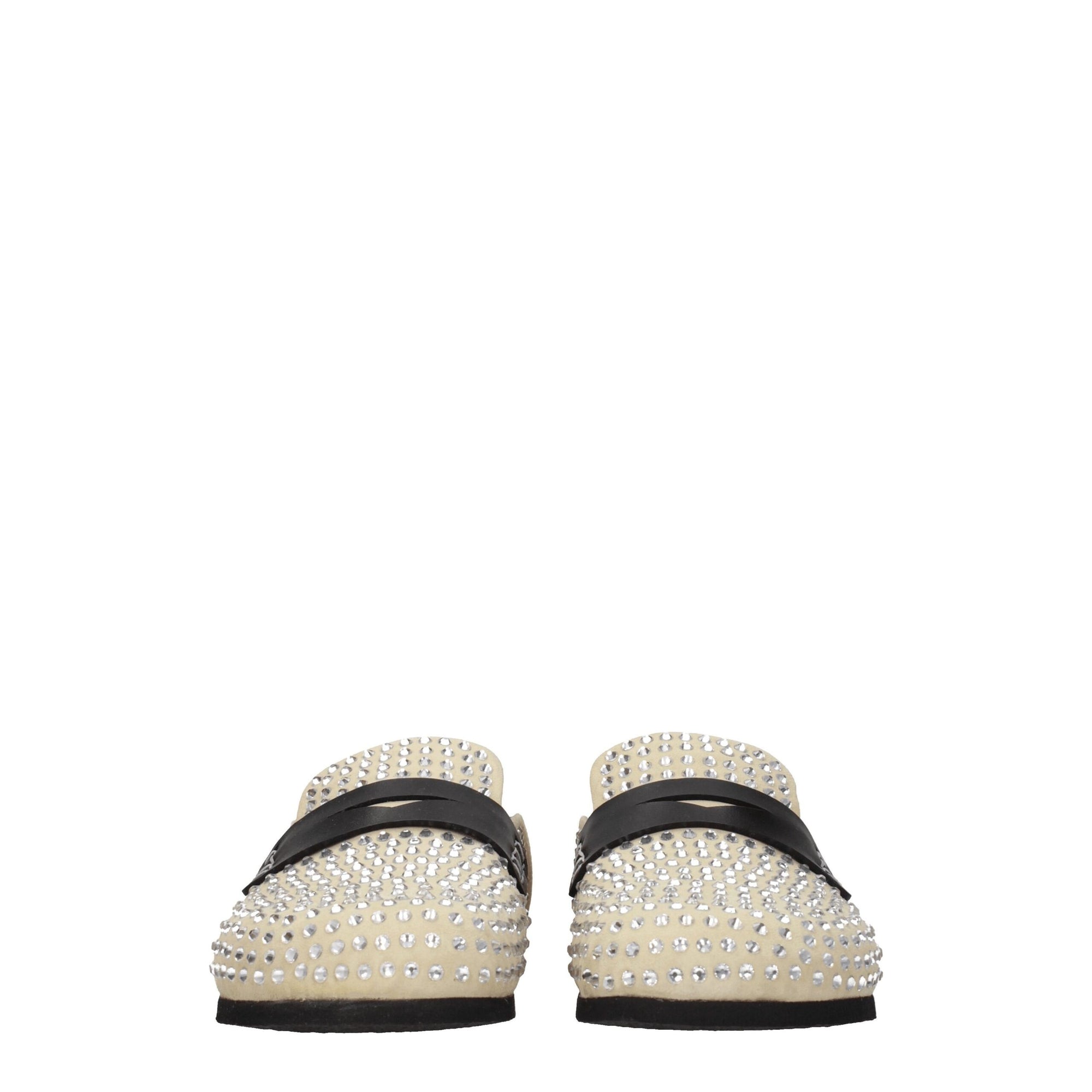 Jw Anderson Beige Leather Slippers Sandals