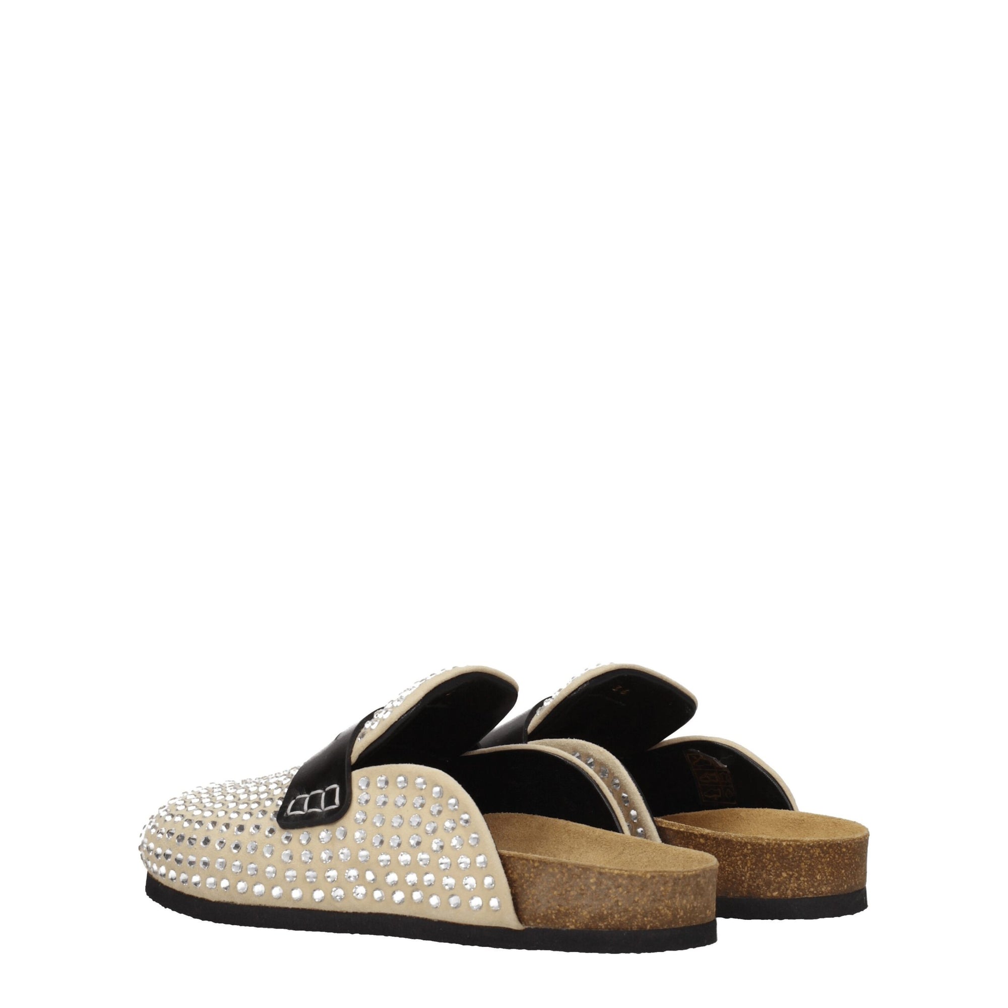 Jw Anderson Beige Leather Slippers Sandals