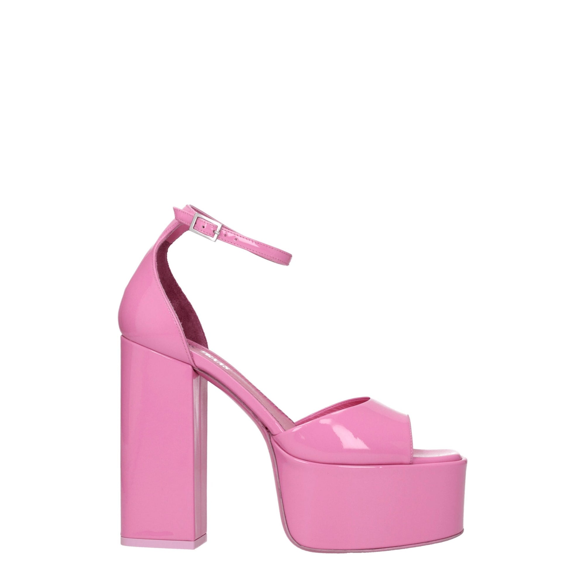 Paris Texas Pink Leather Platforms
