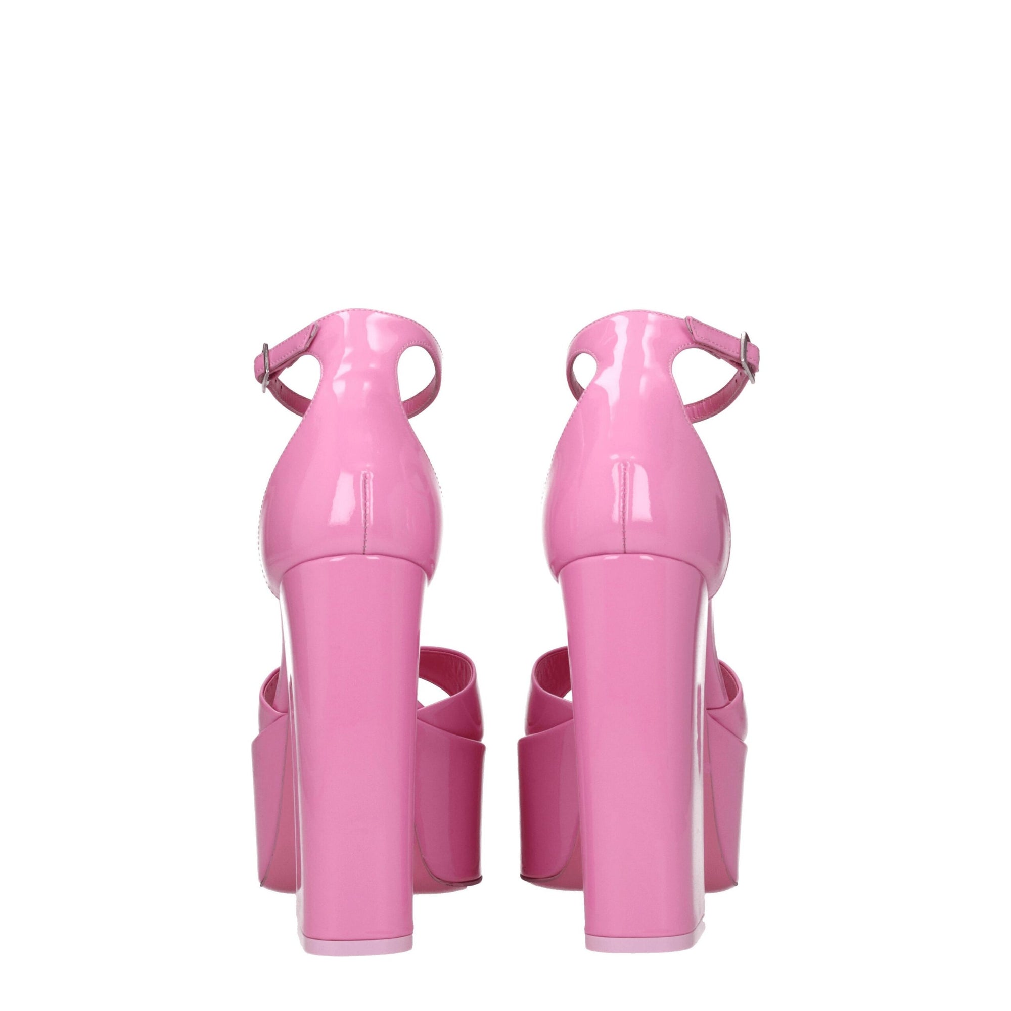 Paris Texas Pink Leather Platforms