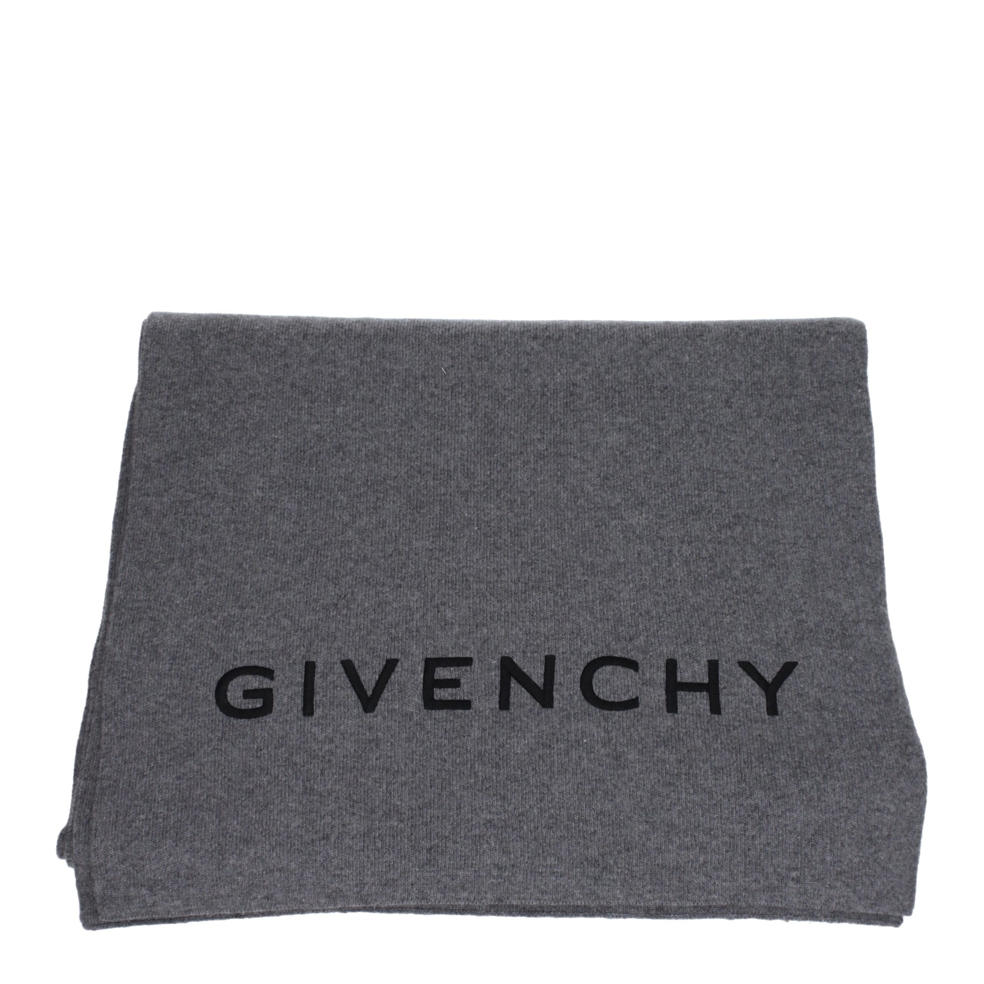 Givenchy Gray Wool Scarves