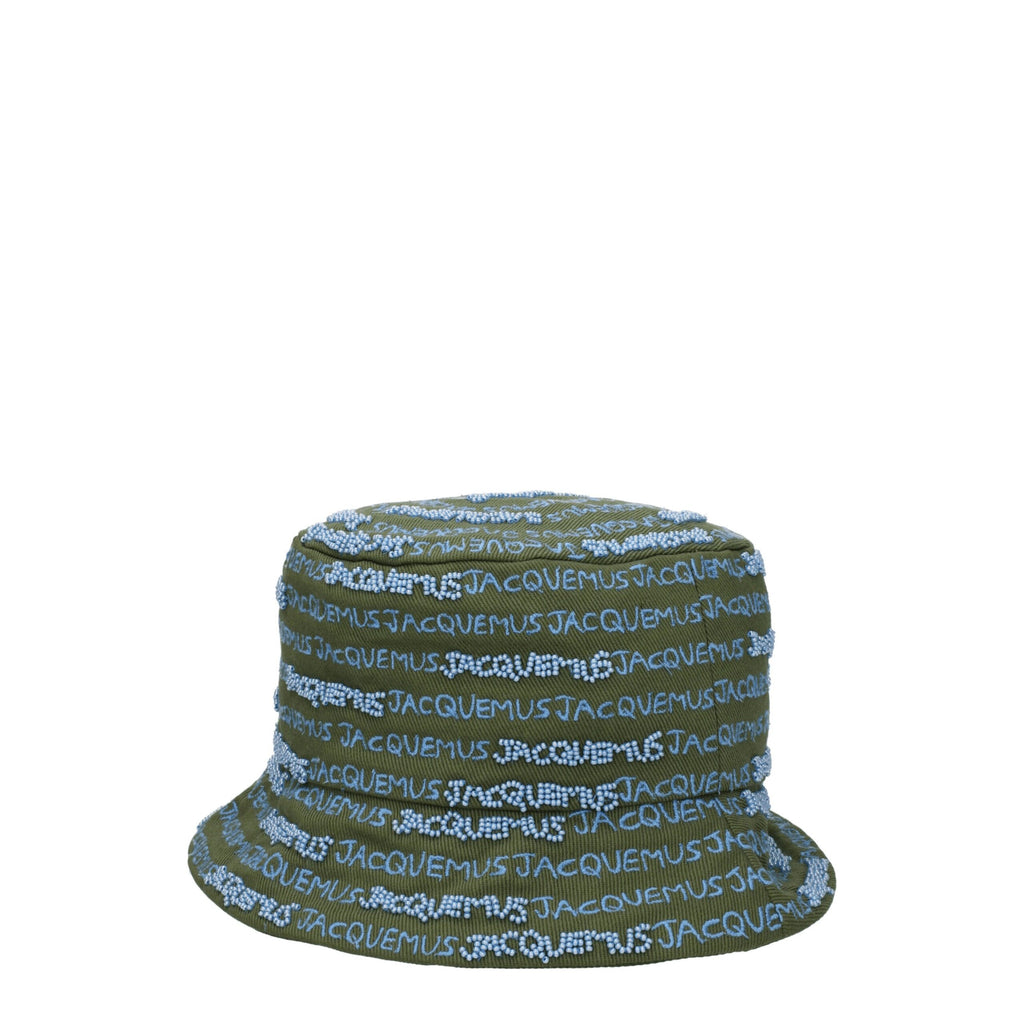 Jacquemus Green Cotton Bucket Hats