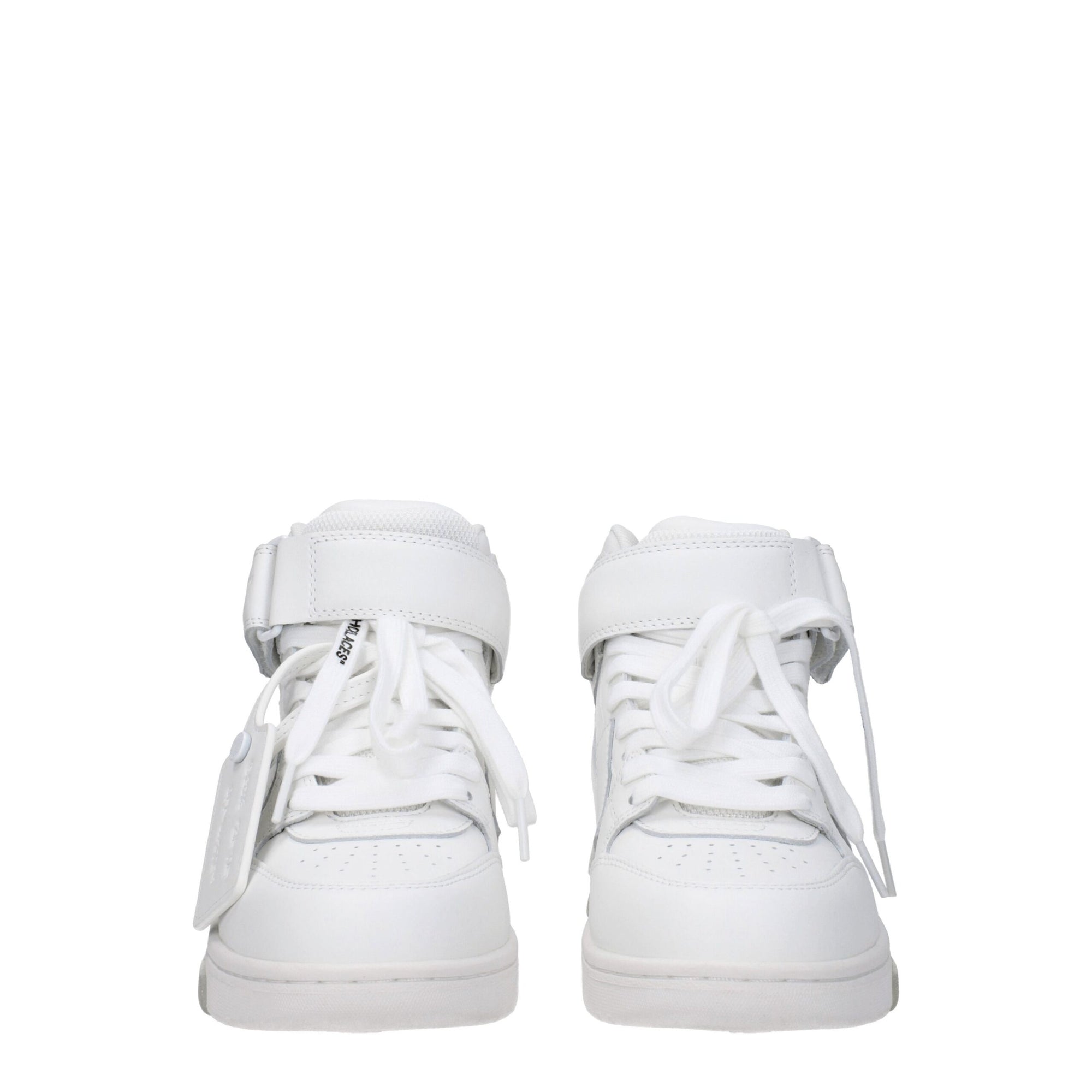 Off-White White Leather High Tops