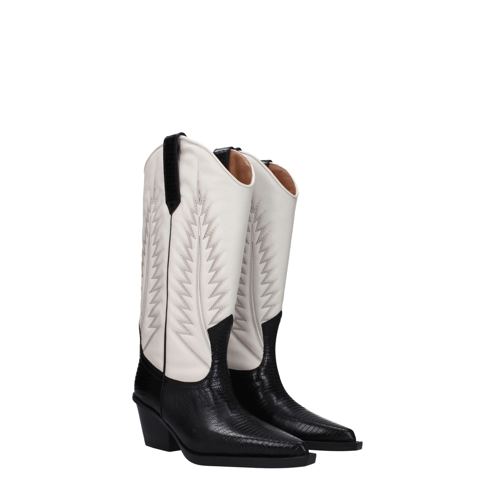 Paris Texas Beige Leather Boots