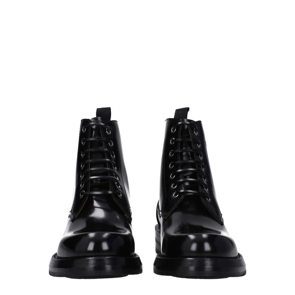 Christian Dior Black Leather Ankle Boots