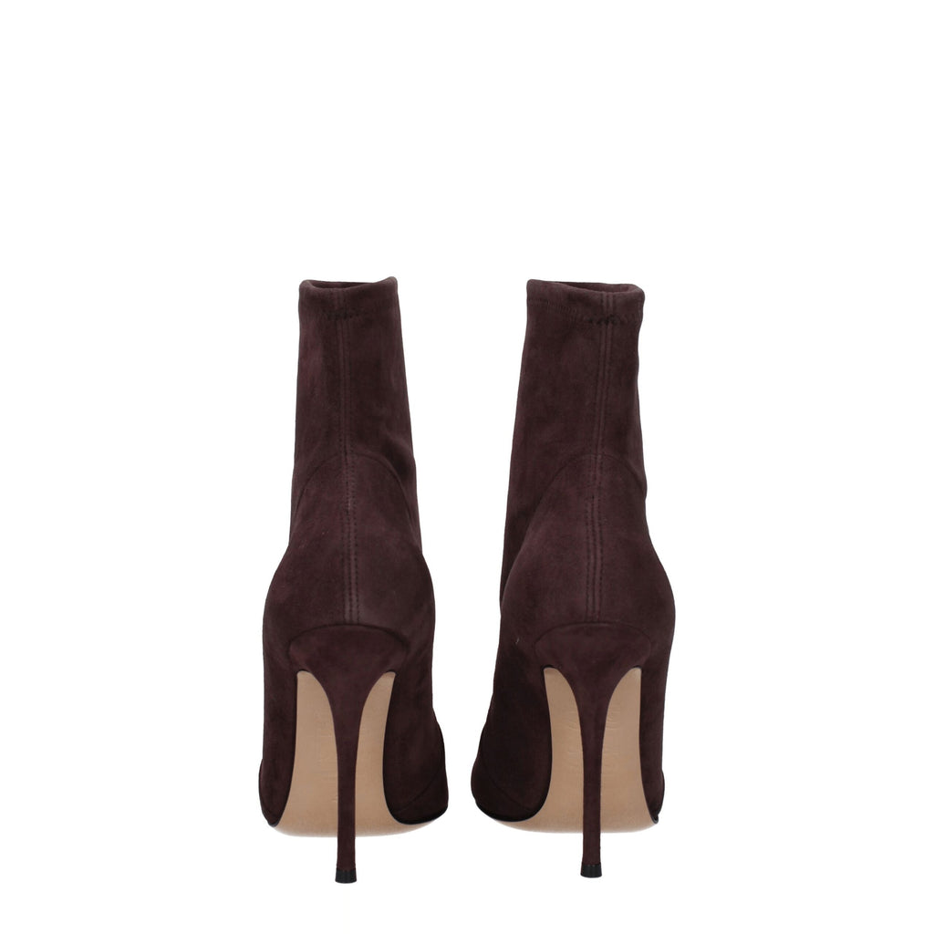 Casadei Brown Leather Ankle Boots