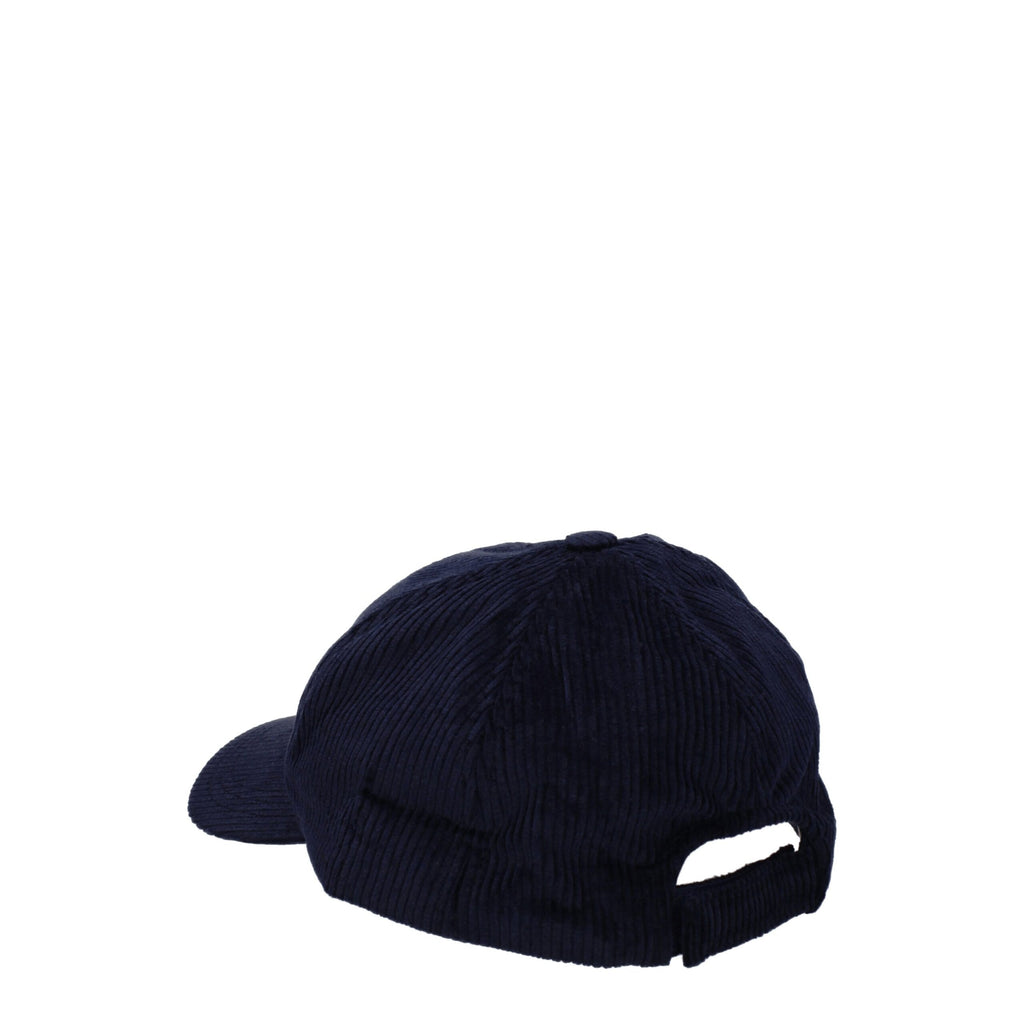 Isabel Marant Blue Cotton Caps (Baseball Hat)