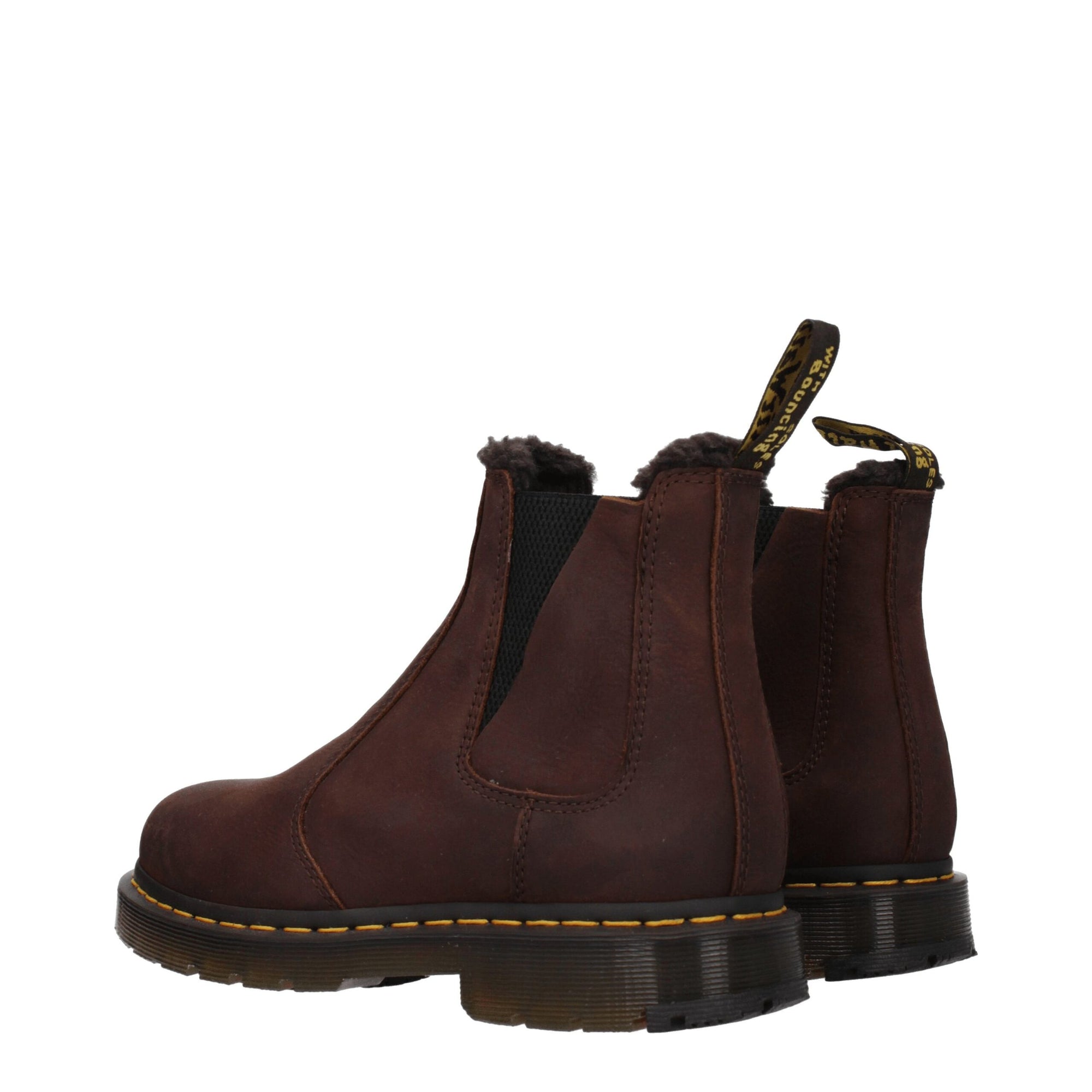 Dr. Martens Brown Leather Ankle Boots