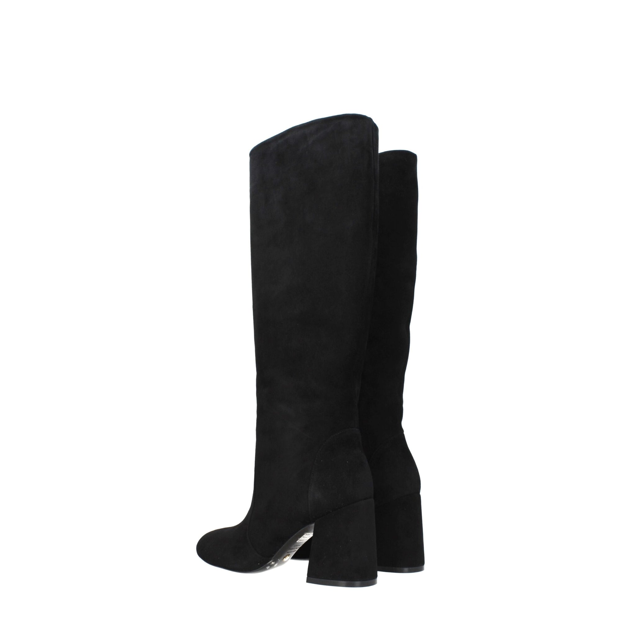 Stuart Weitzman Black Leather High Heel Boots