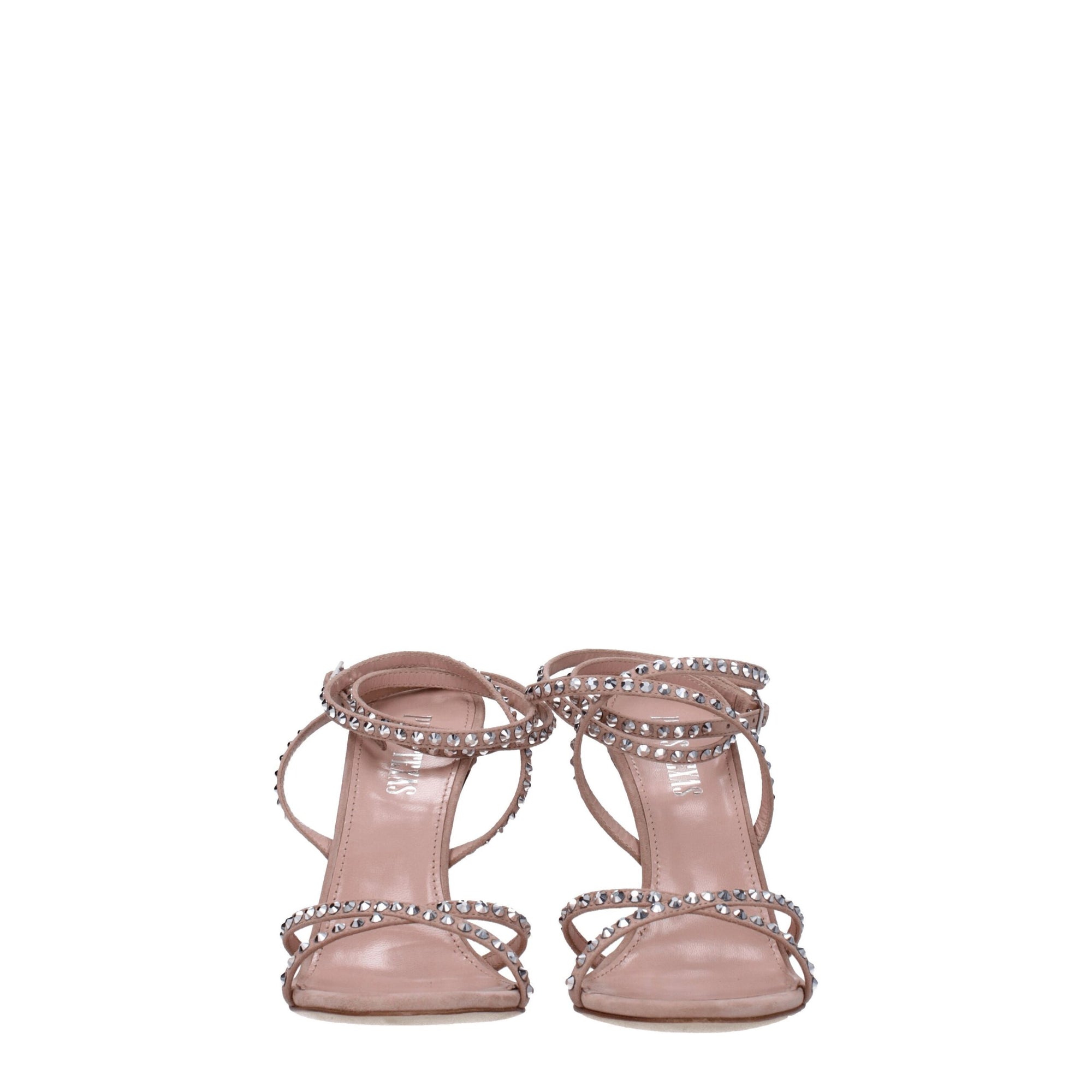 Paris Texas Pink Leather Stiletto Heels Sandals