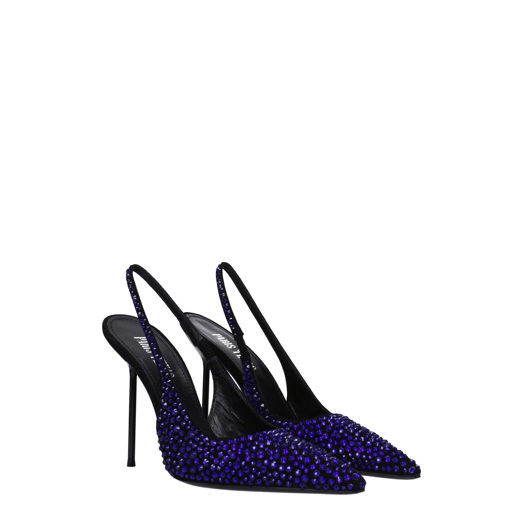 Paris Texas Black Leather High Heel Pumps