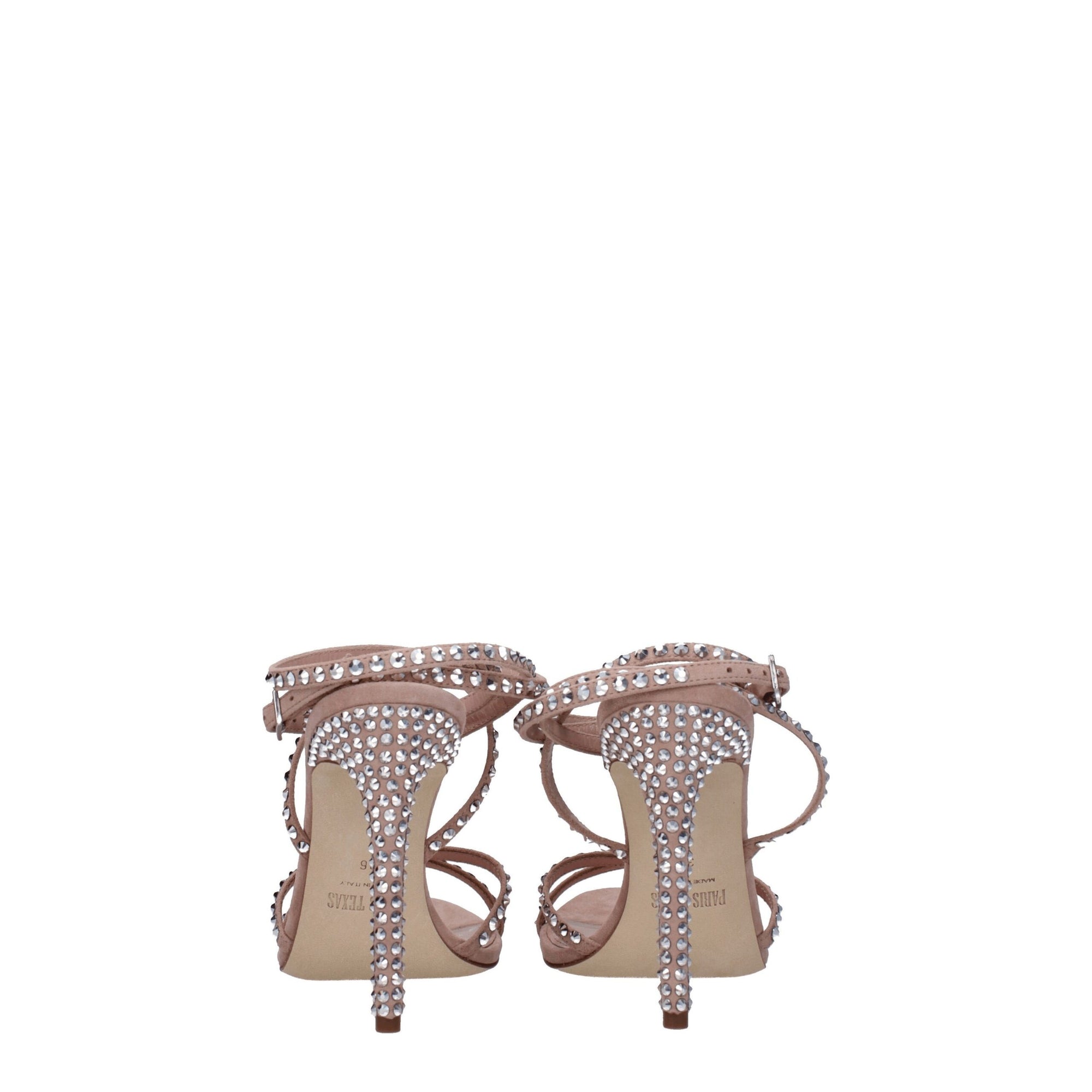 Paris Texas Pink Leather Stiletto Heels Sandals