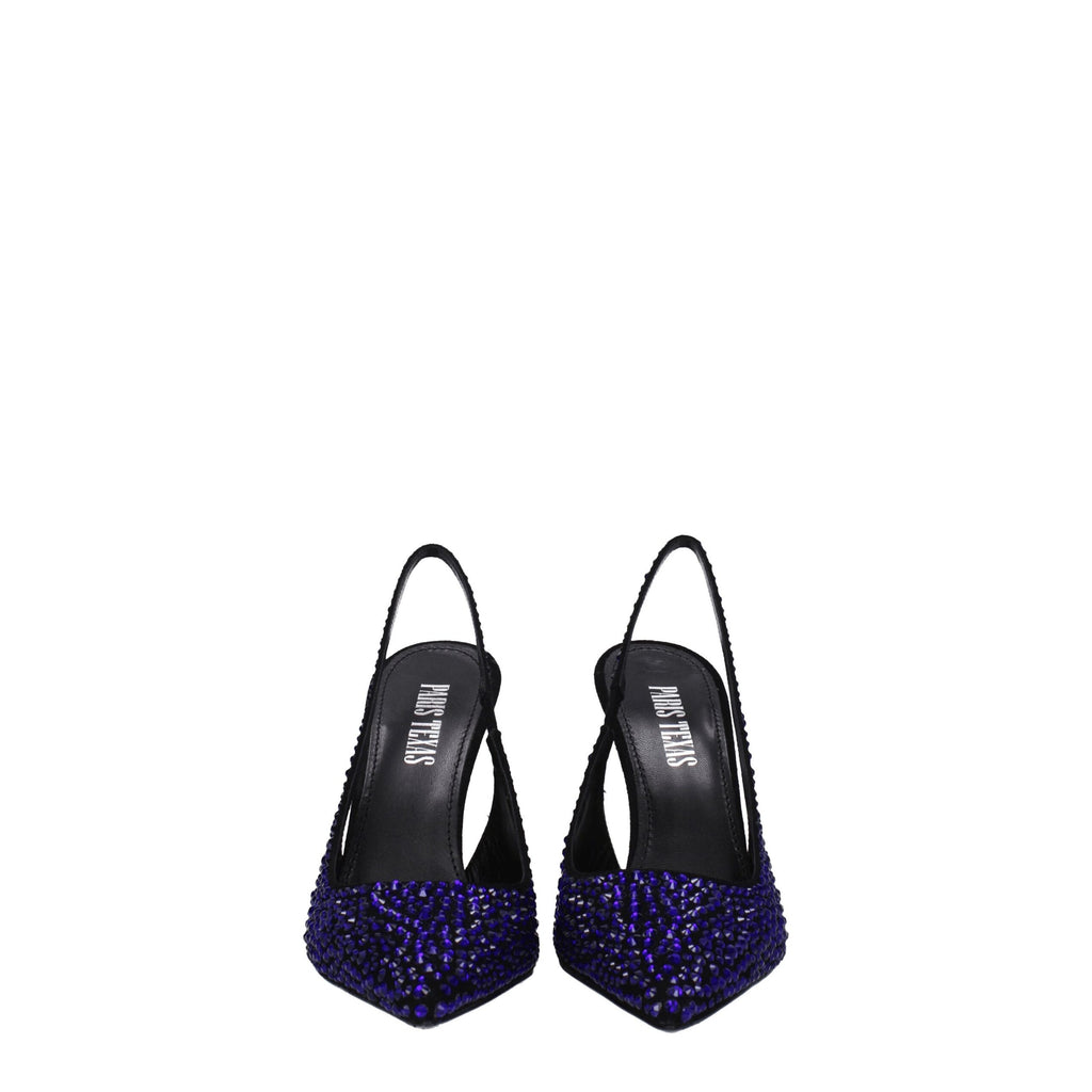 Paris Texas Black Leather High Heel Pumps