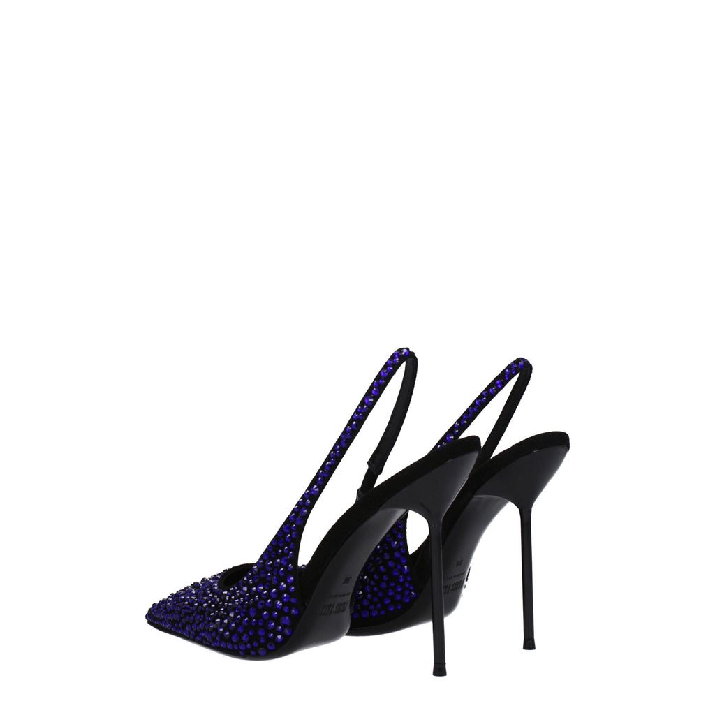 Paris Texas Black Leather High Heel Pumps