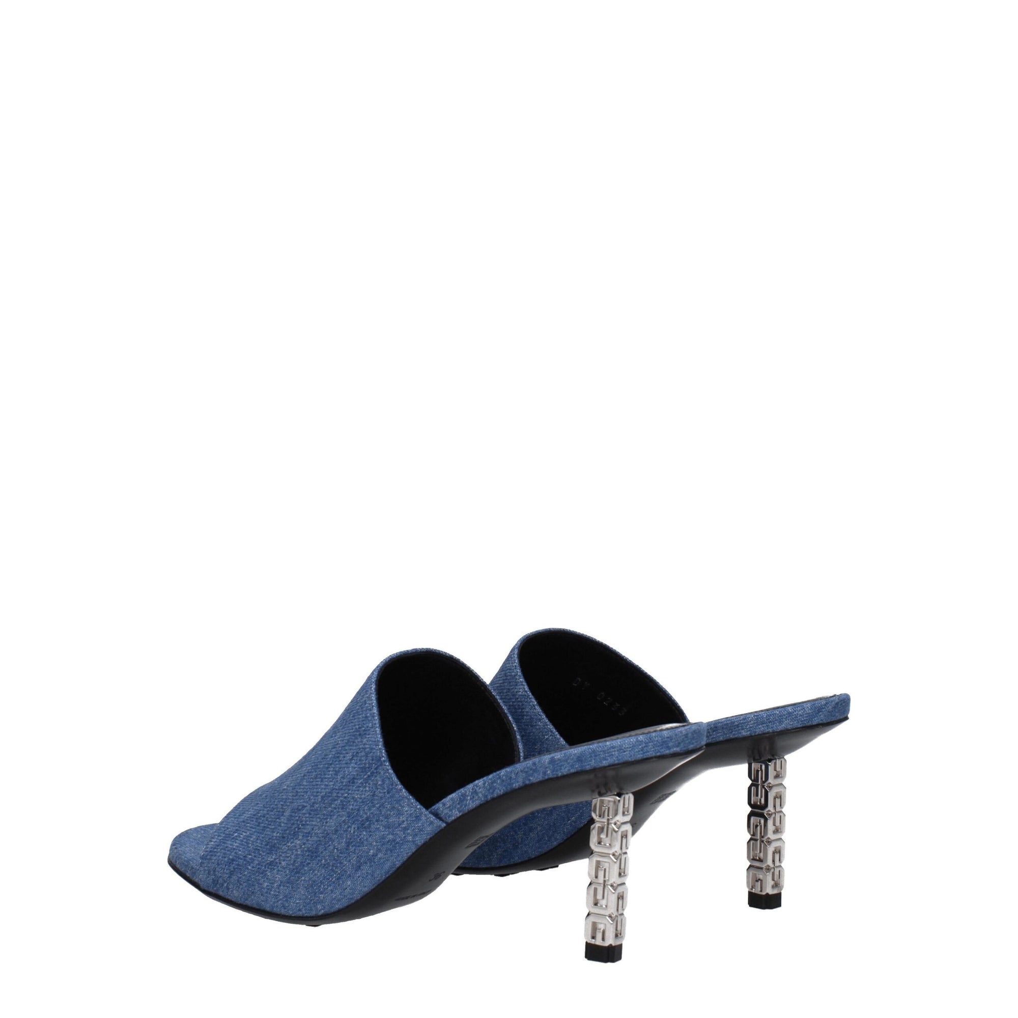 Givenchy Blue Fabric Platforms