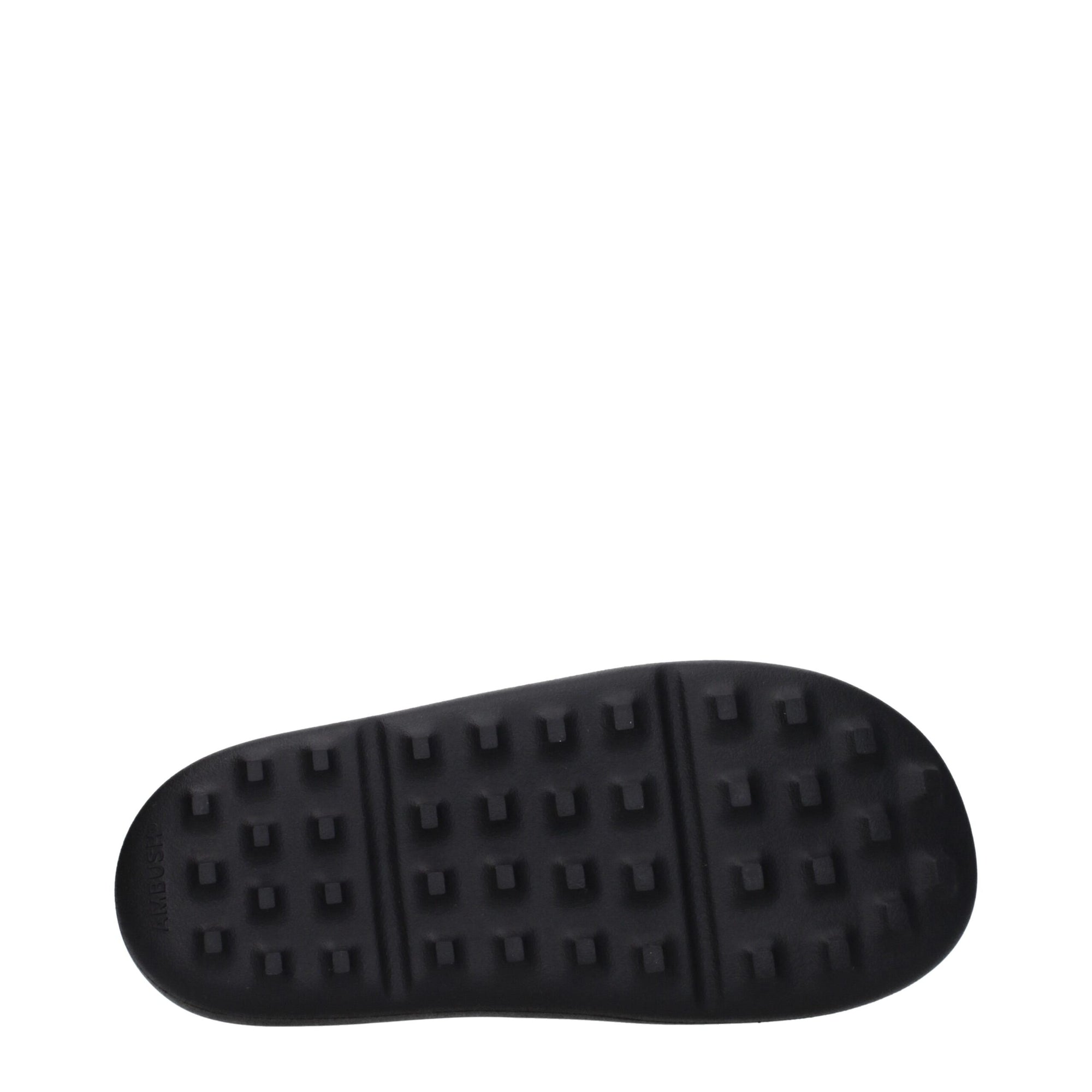 Ambush Black Cotton Slippers Sandals