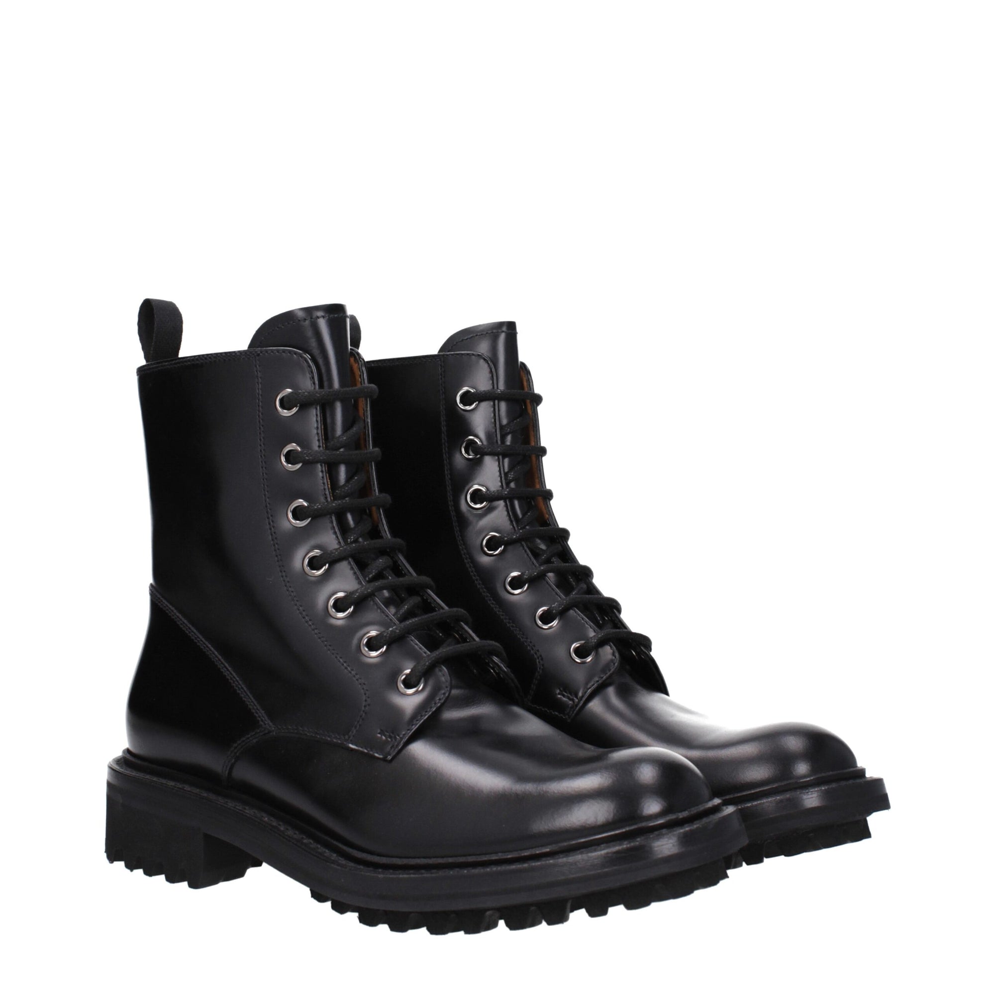 Church's Black Leather Ankle Boots