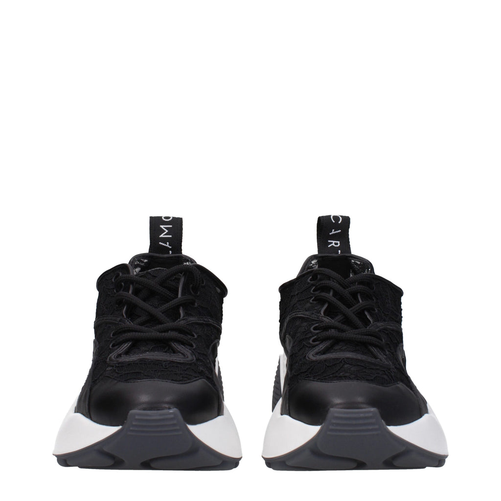 Stella McCartney Black Fabric Chunky Sneakers