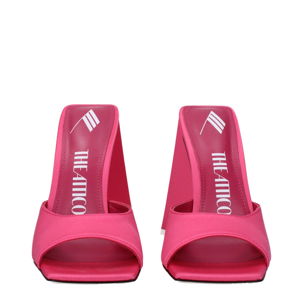 The Attico Pink Fabric Platforms