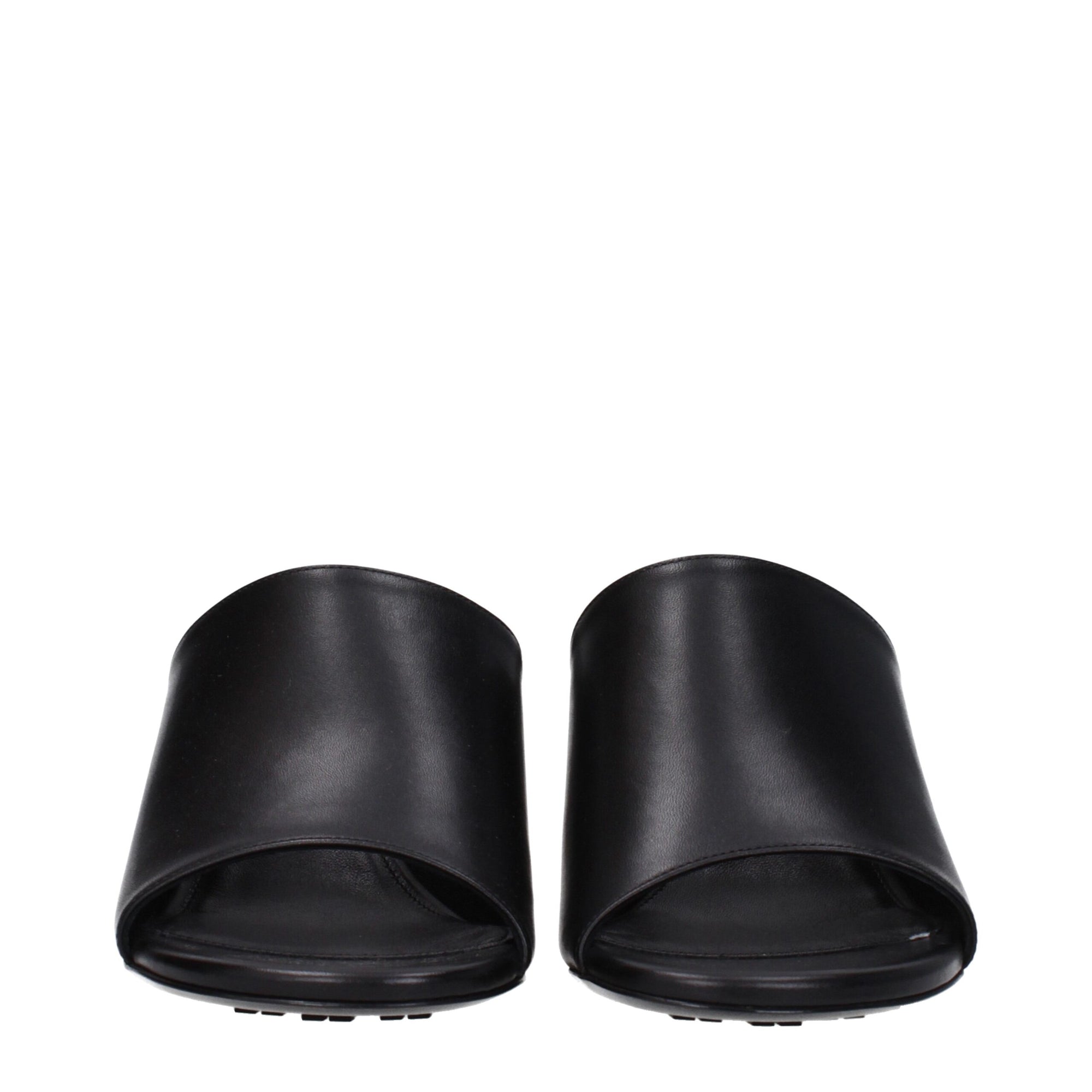 Givenchy Black Leather Stiletto Heels Sandals