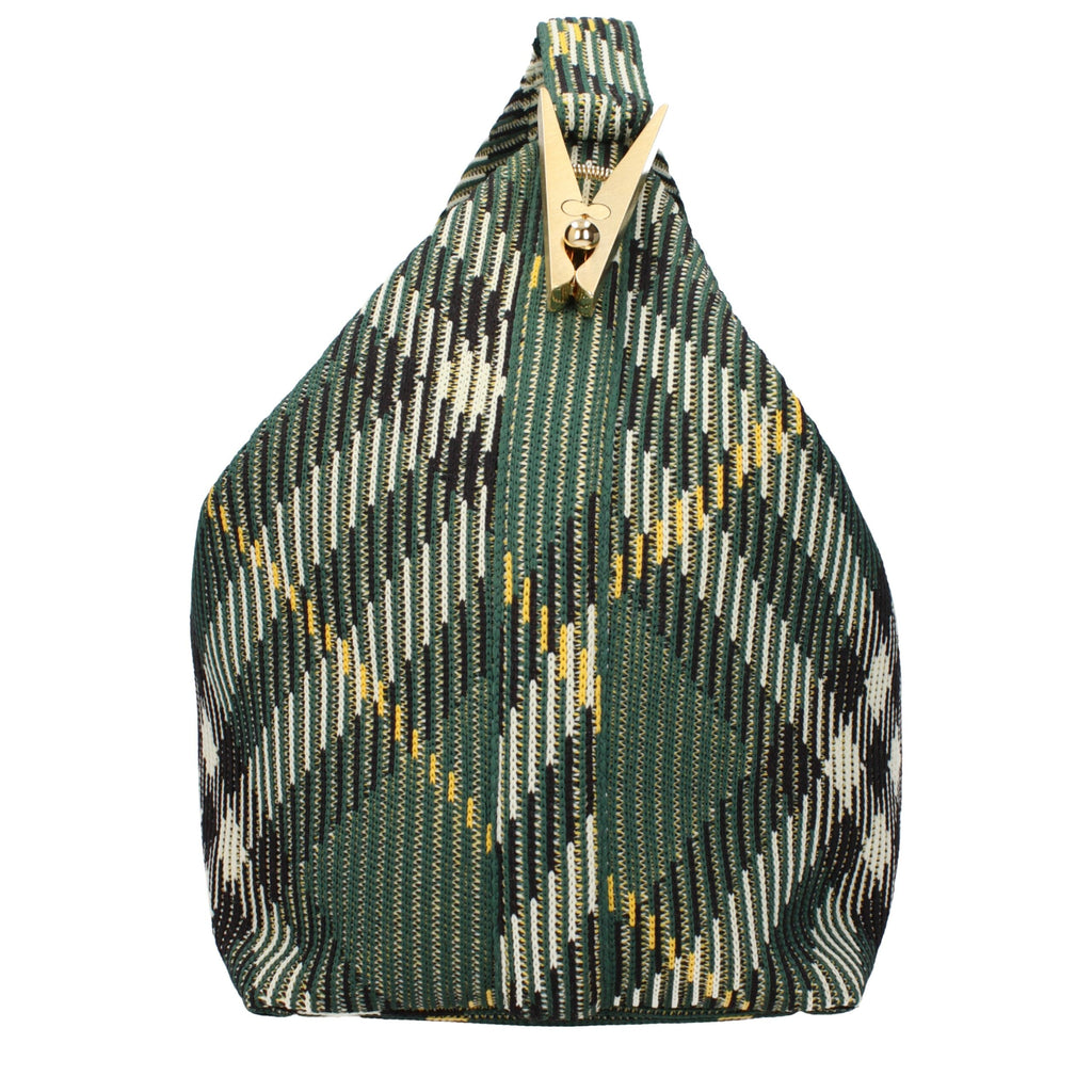 Burberry Green Fabric Handbags