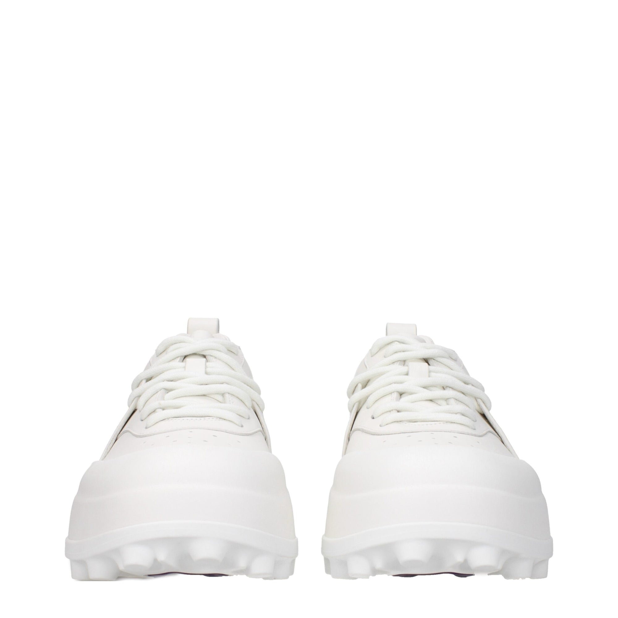 Jil Sander White Leather Sneakers