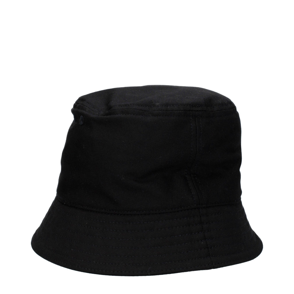Valentino Garavani Black Cotton Bucket Hats