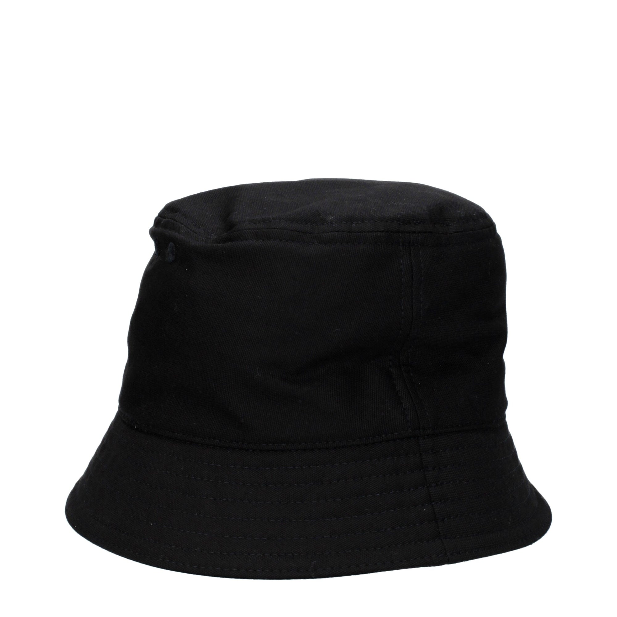 Valentino Garavani Black Cotton Bucket Hats