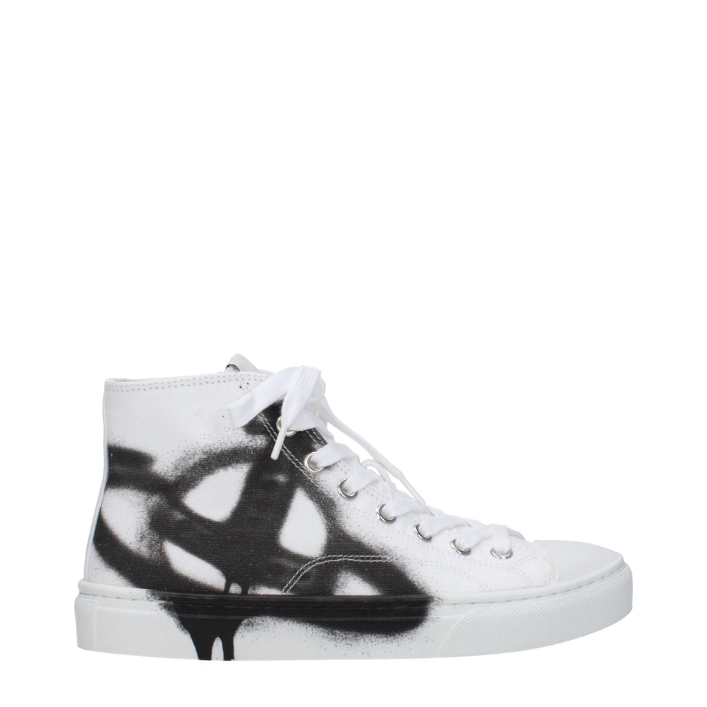 Vivienne Westwood White Fabric High Tops