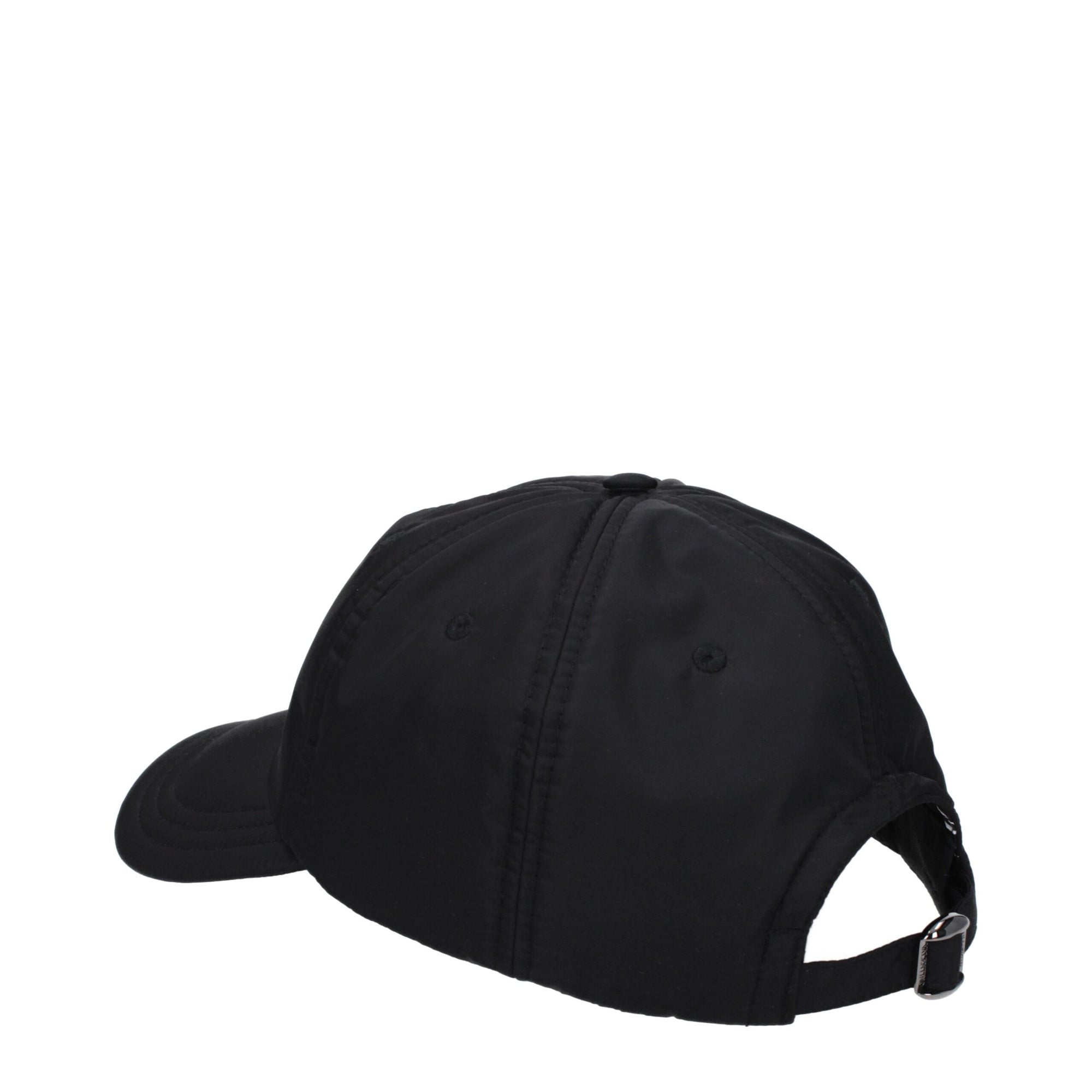 Valentino Garavani Black Polyamide Caps (Baseball Hat)