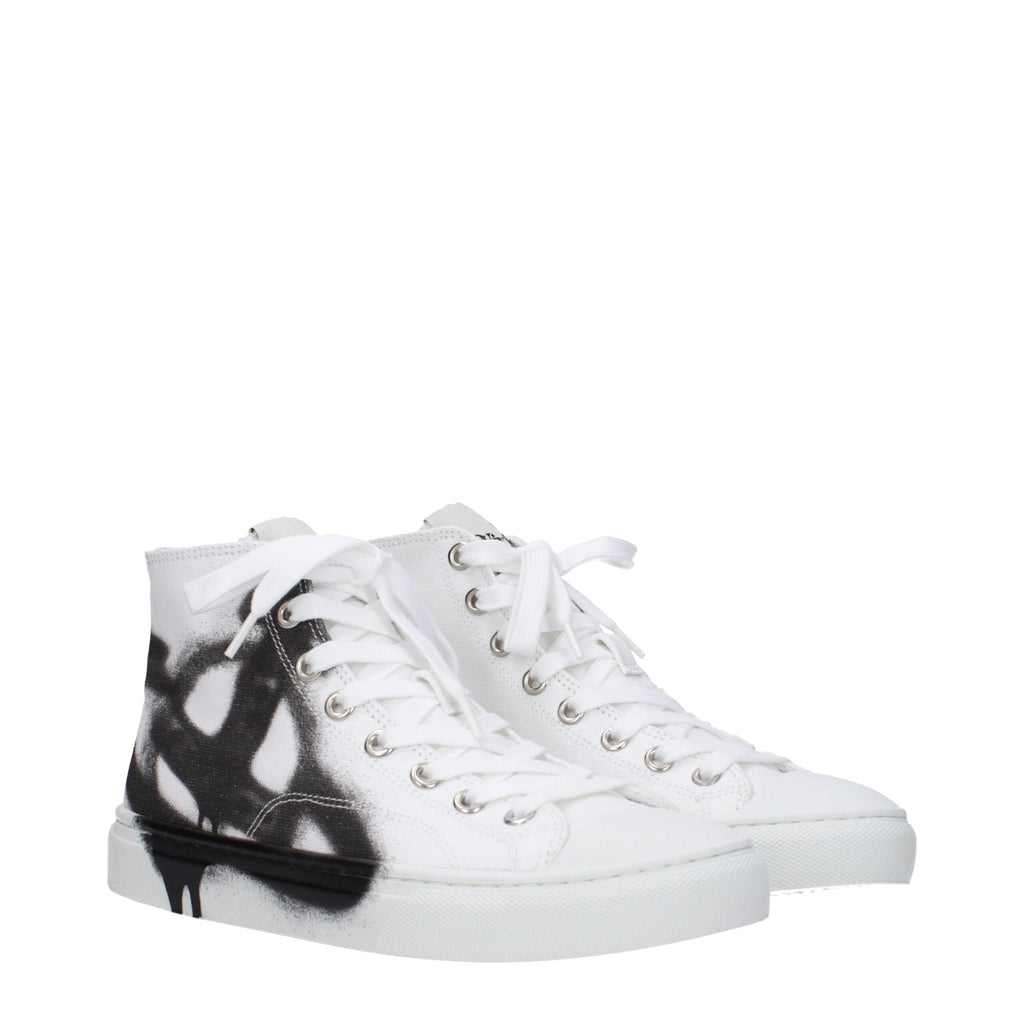 Vivienne Westwood White Fabric High Tops