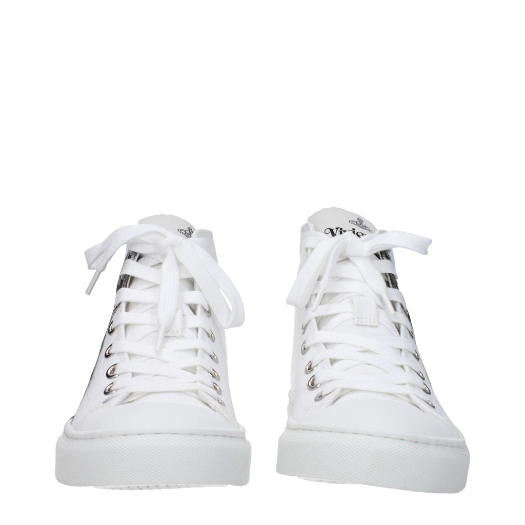 Vivienne Westwood White Fabric High Tops