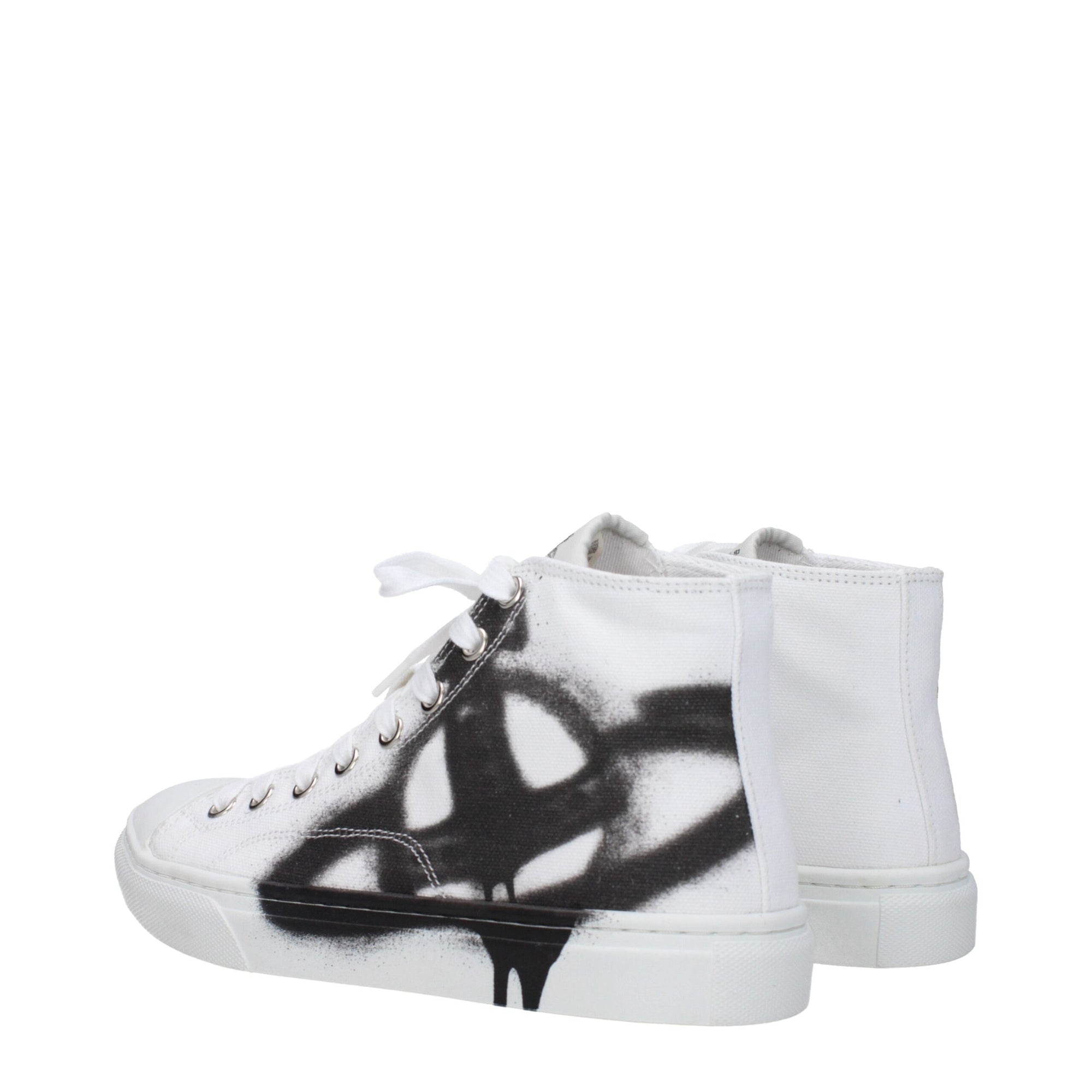 Vivienne Westwood White Fabric High Tops