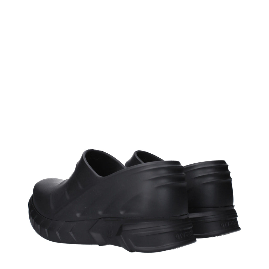 Givenchy Black Cotton Slippers Sandals