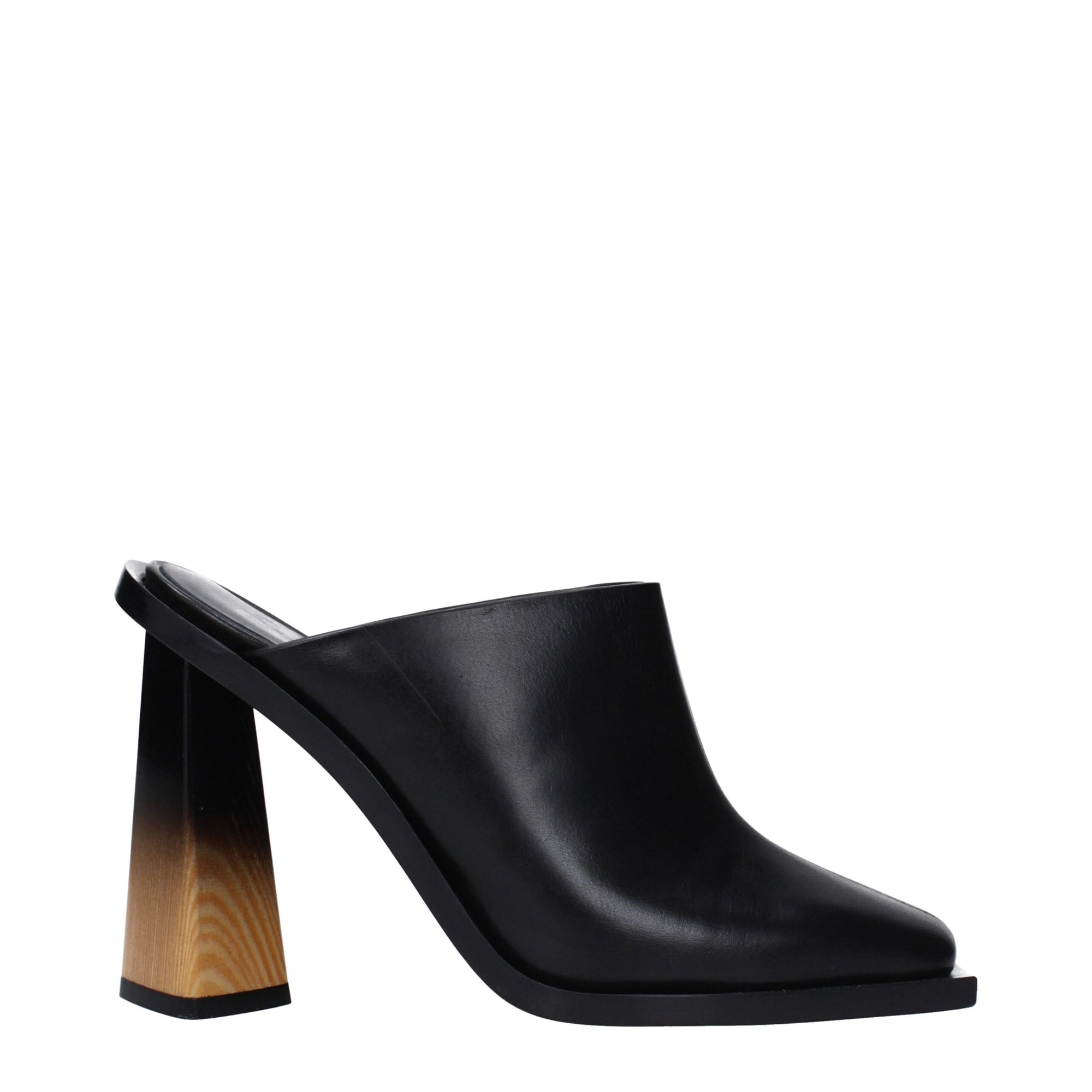 Givenchy Black Leather Mules