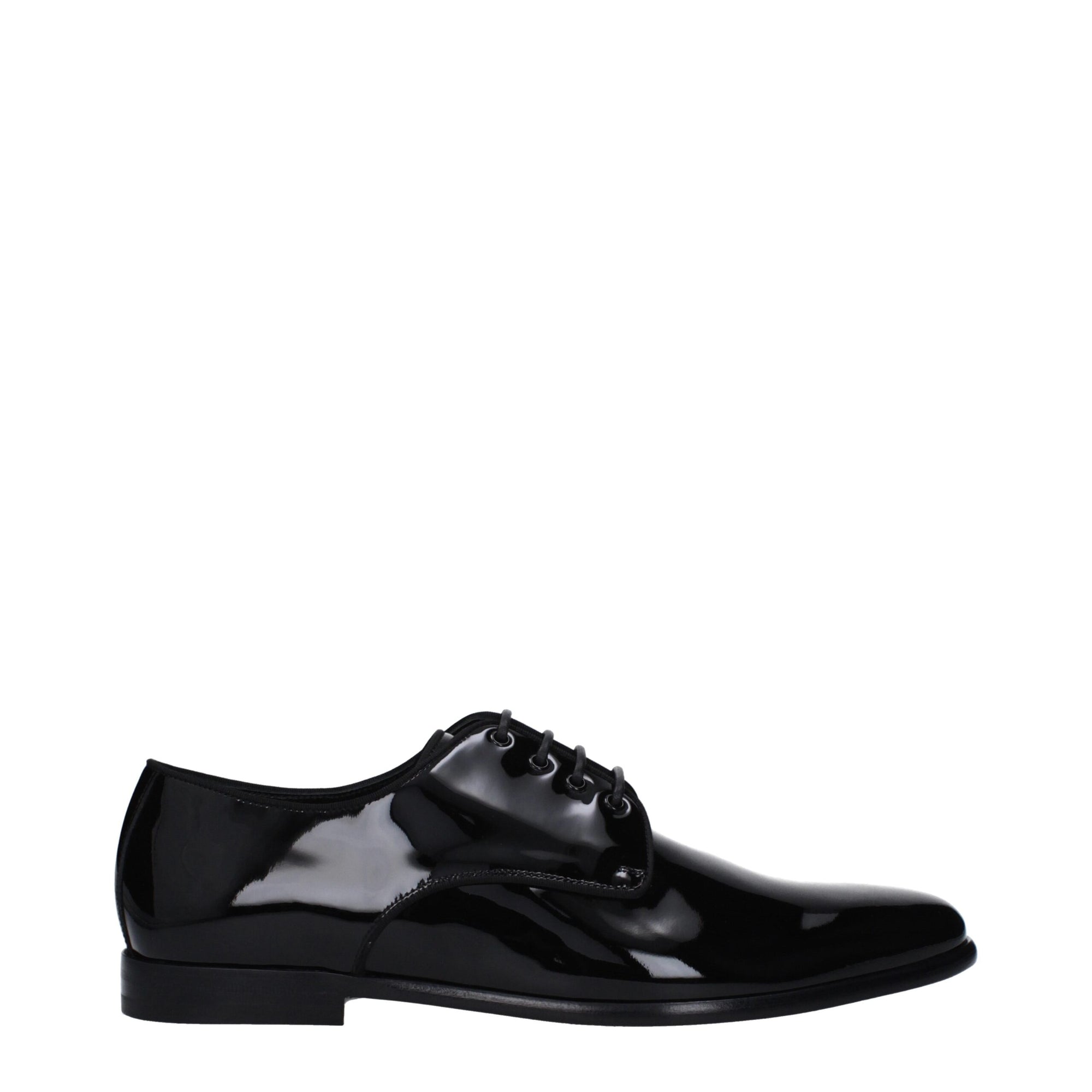 Dolce & Gabbana Black Leather Oxfords And Derbies
