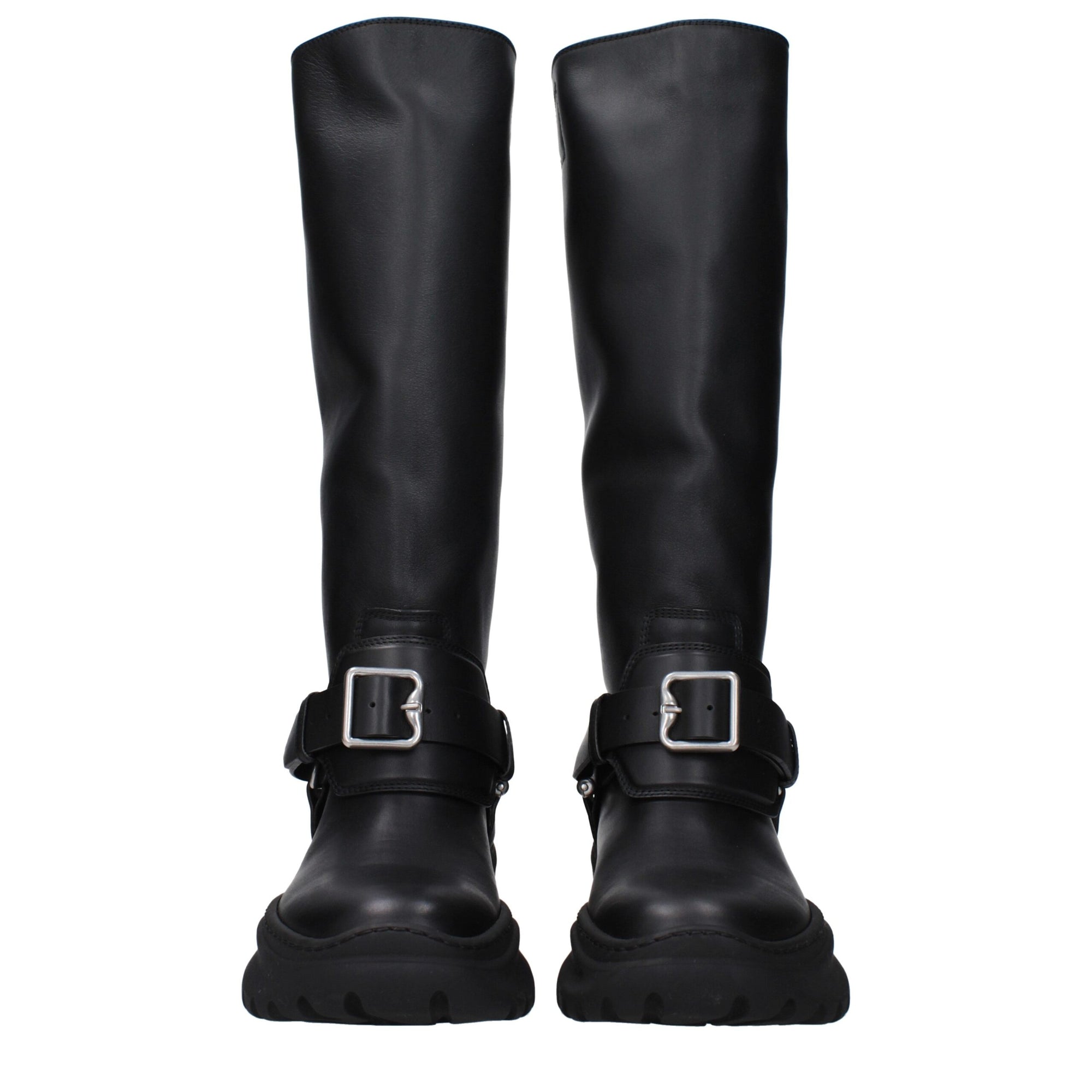 Burberry Black Leather Boots