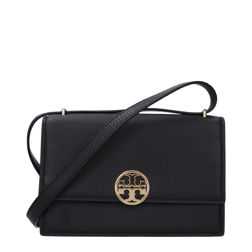 Tory Burch Black Leather Crossbody Bags