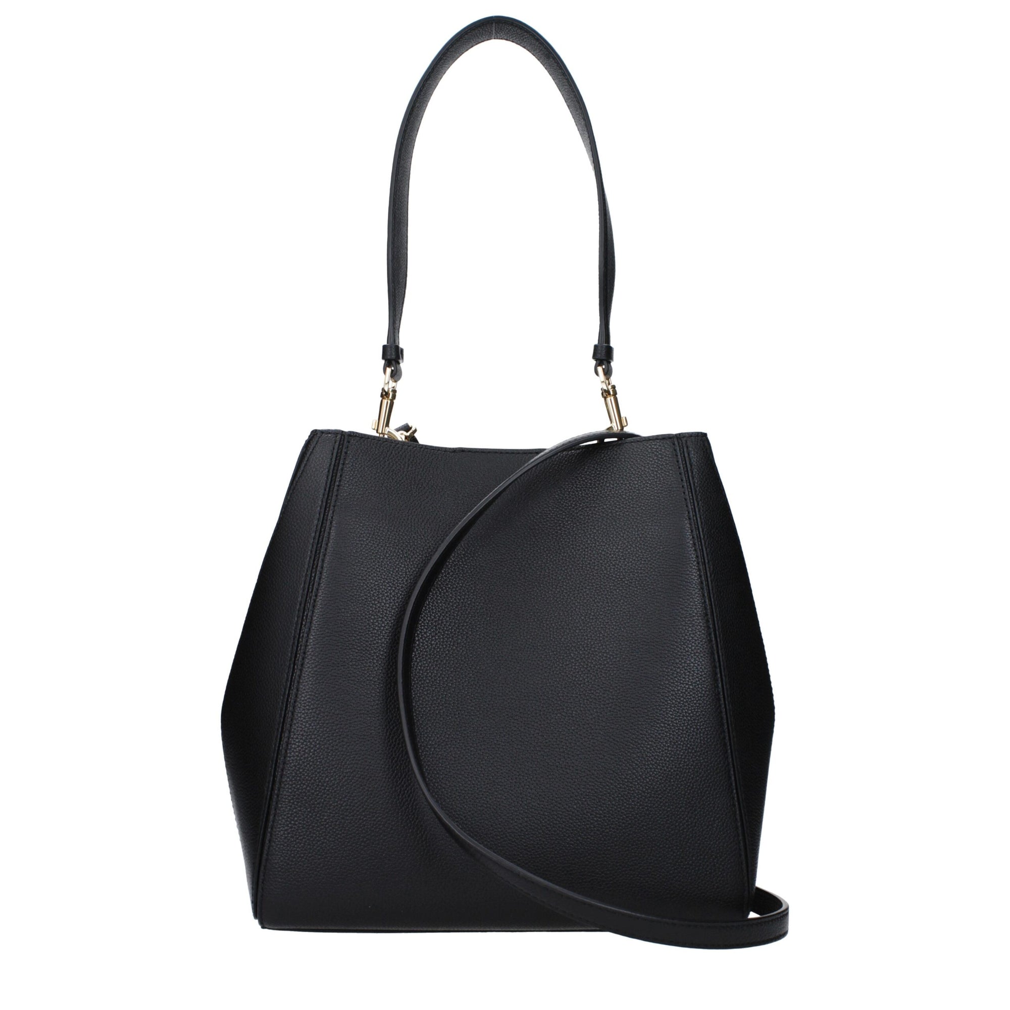 Tory Burch Black Leather Shoulder Bags