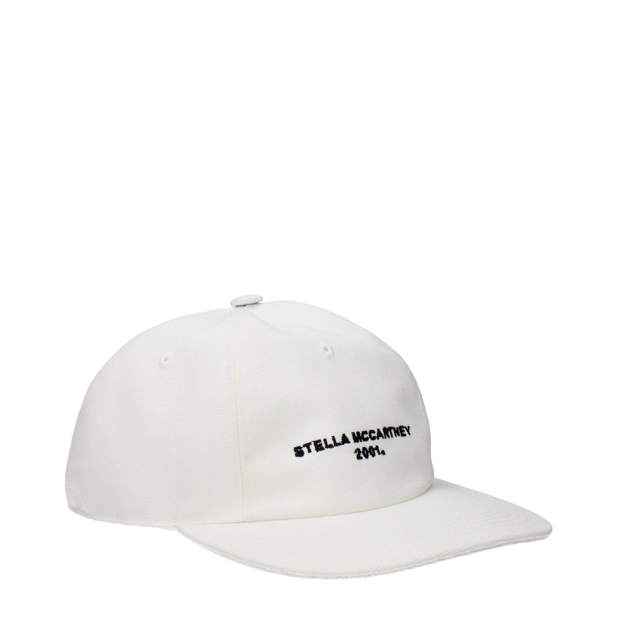 Stella McCartney White Cotton Caps (Baseball Hat)