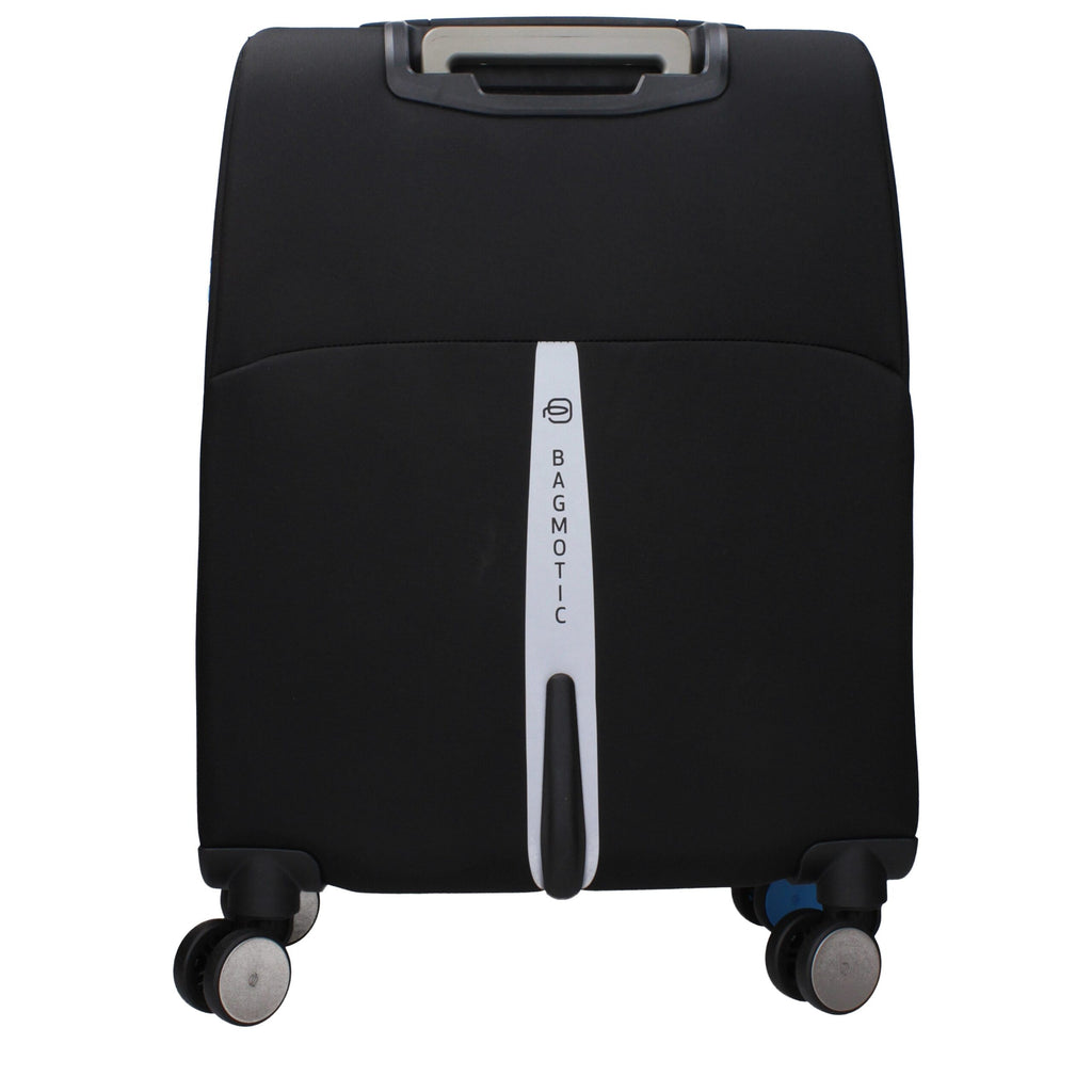 Piquadro Black Fabric Luggage And Travel