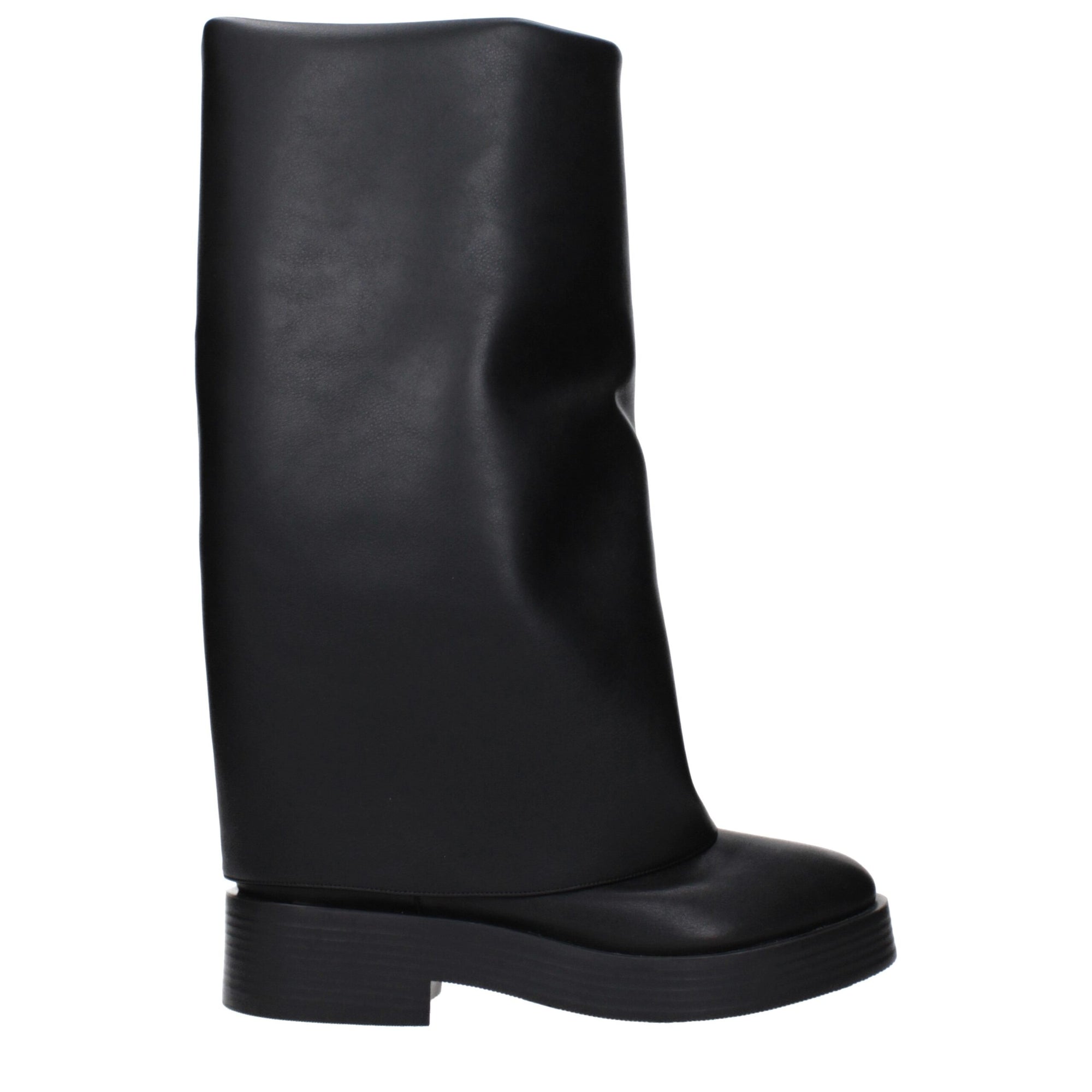 Casadei Black Leather Boots