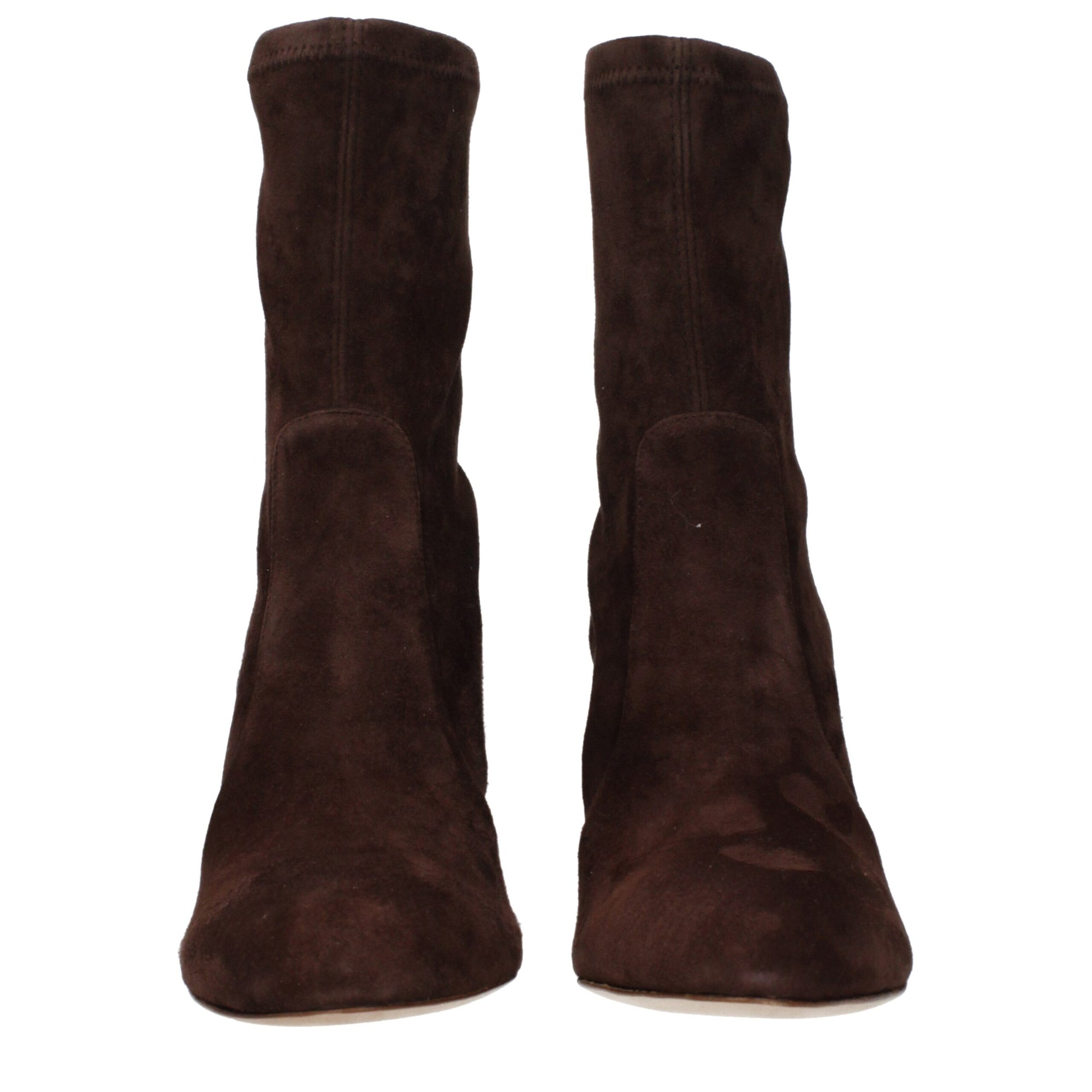 Stuart Weitzman Brown Leather Ankle Boots