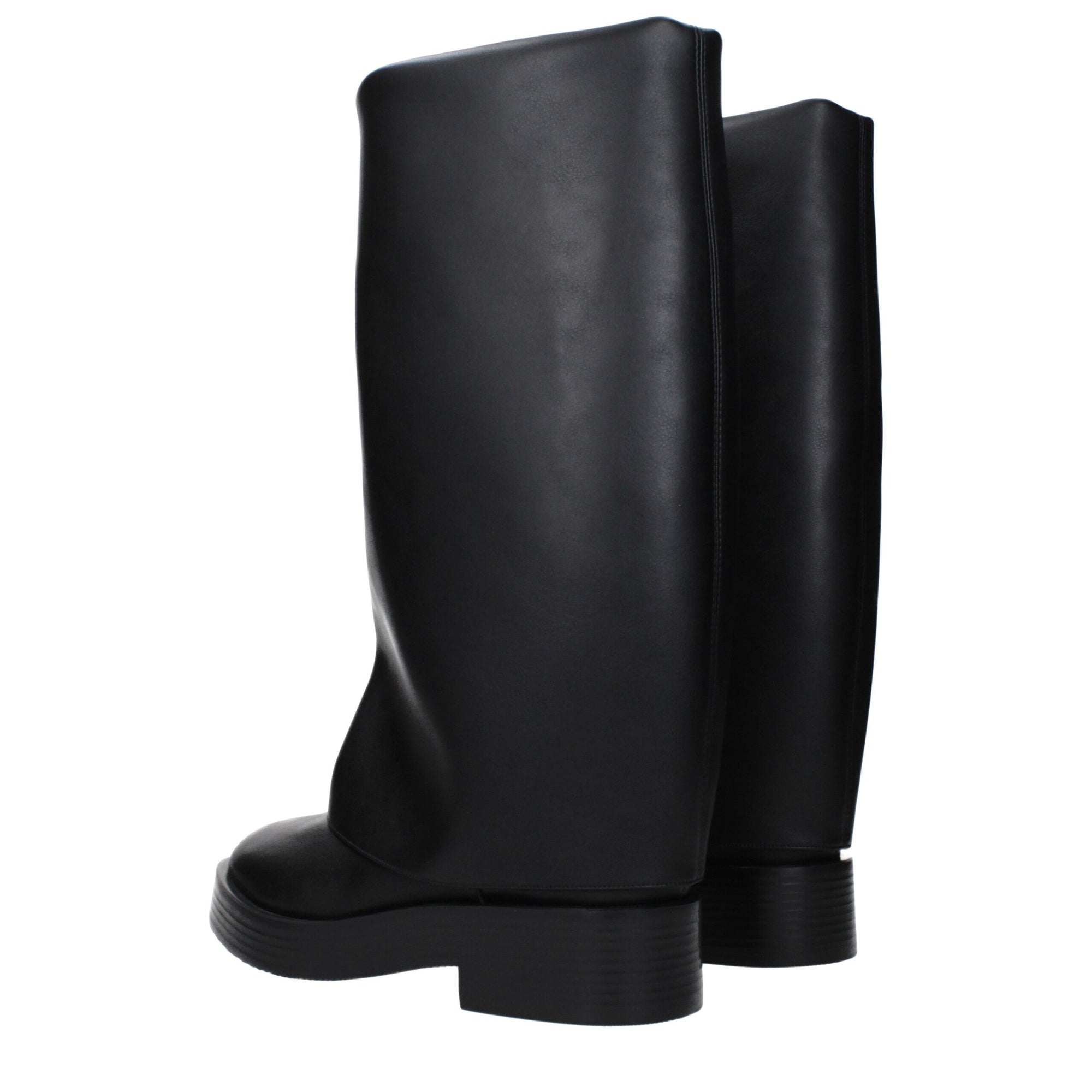Casadei Black Leather Boots