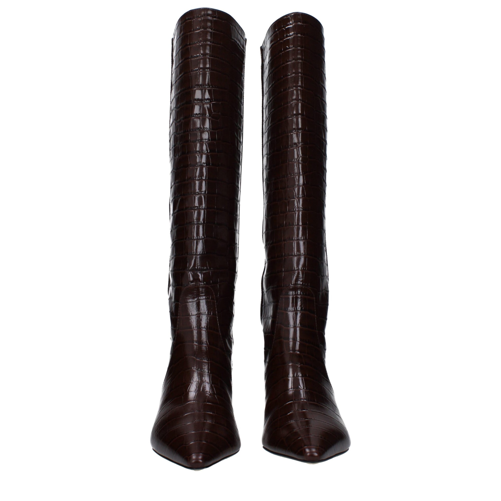 Stuart Weitzman Brown Leather High Heel Boots